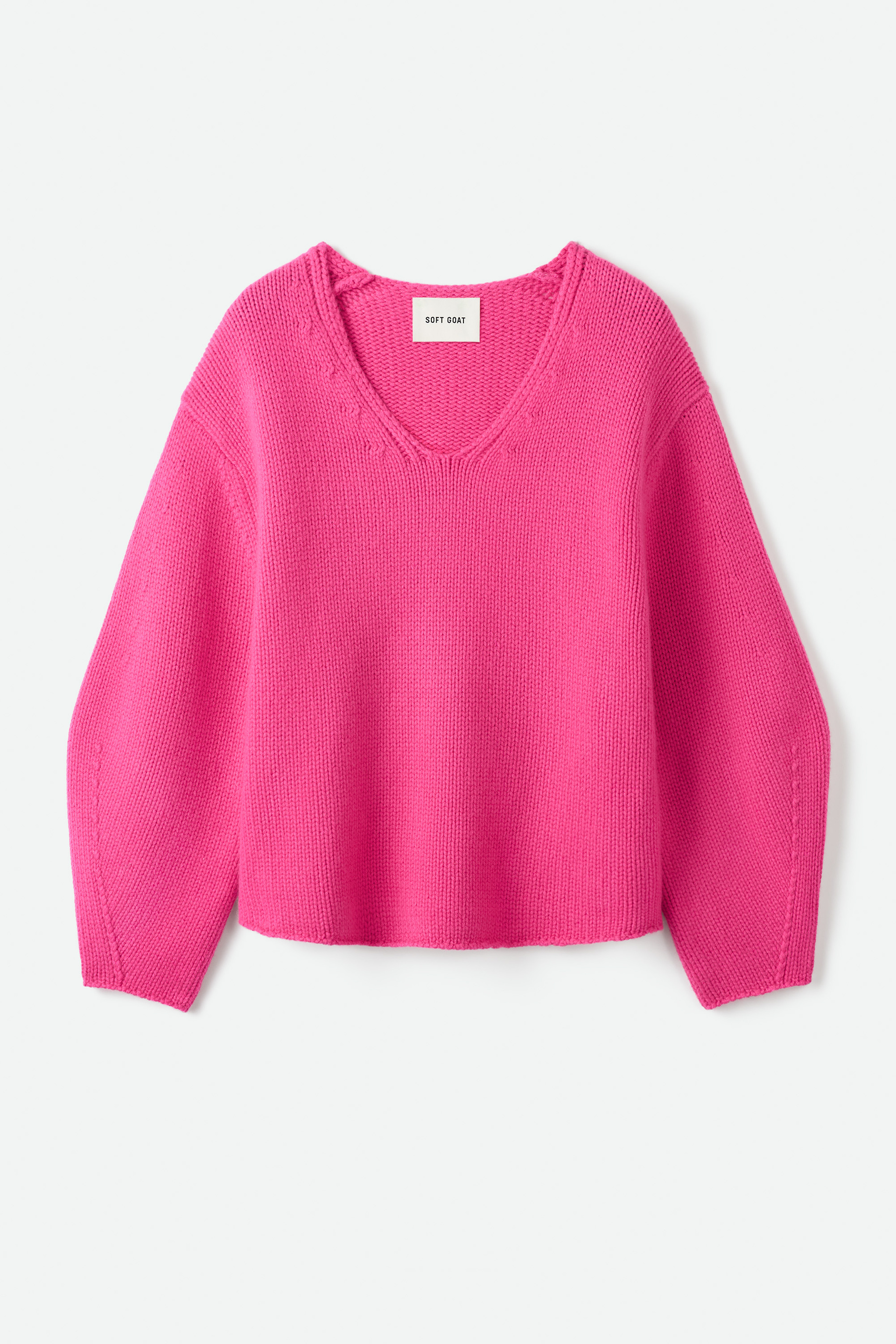 Puff Sleeve V-neck 1
