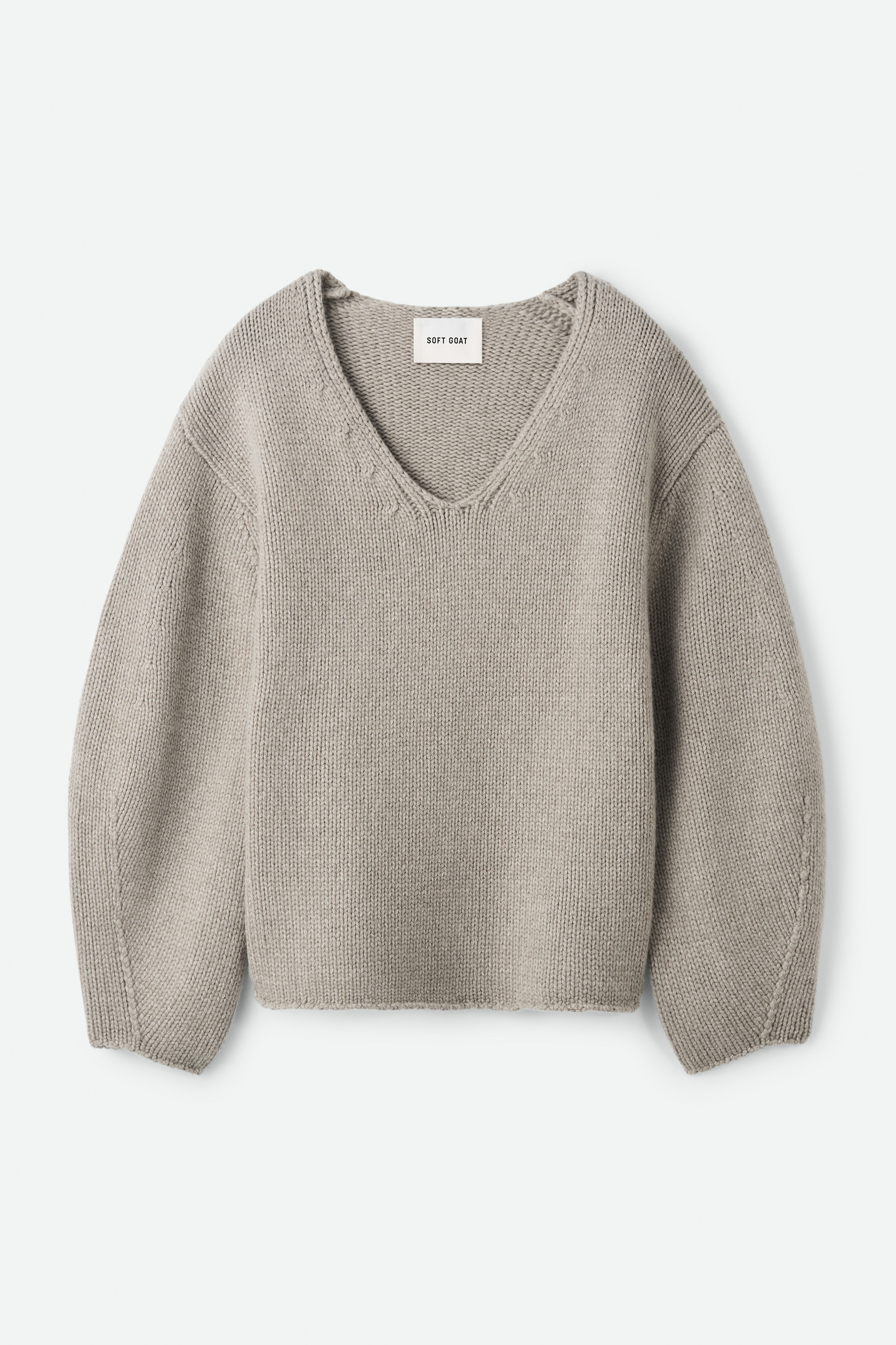 Puff sleeve v-neck 1