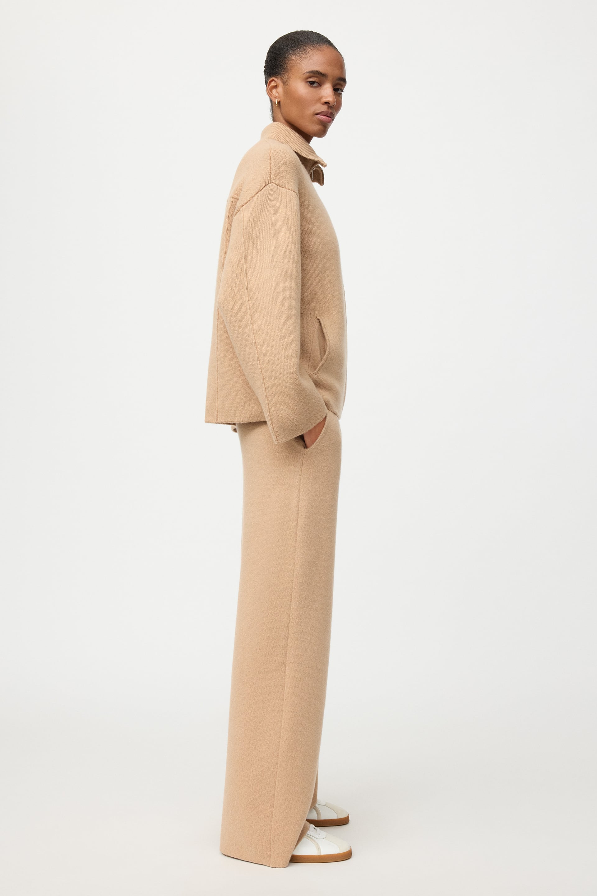 Double knit pants Camel 2