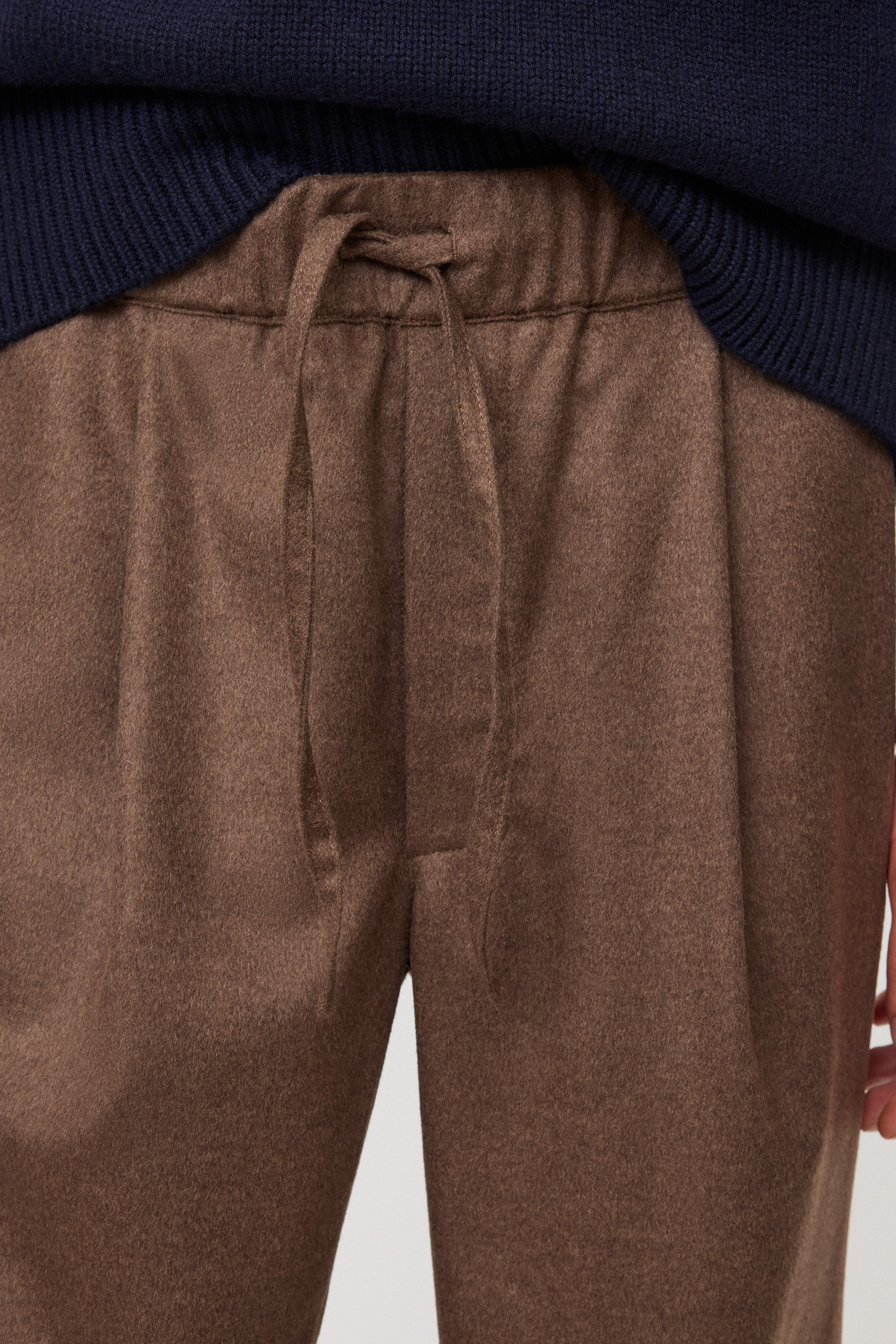 Men's straight drawstring trousers 4