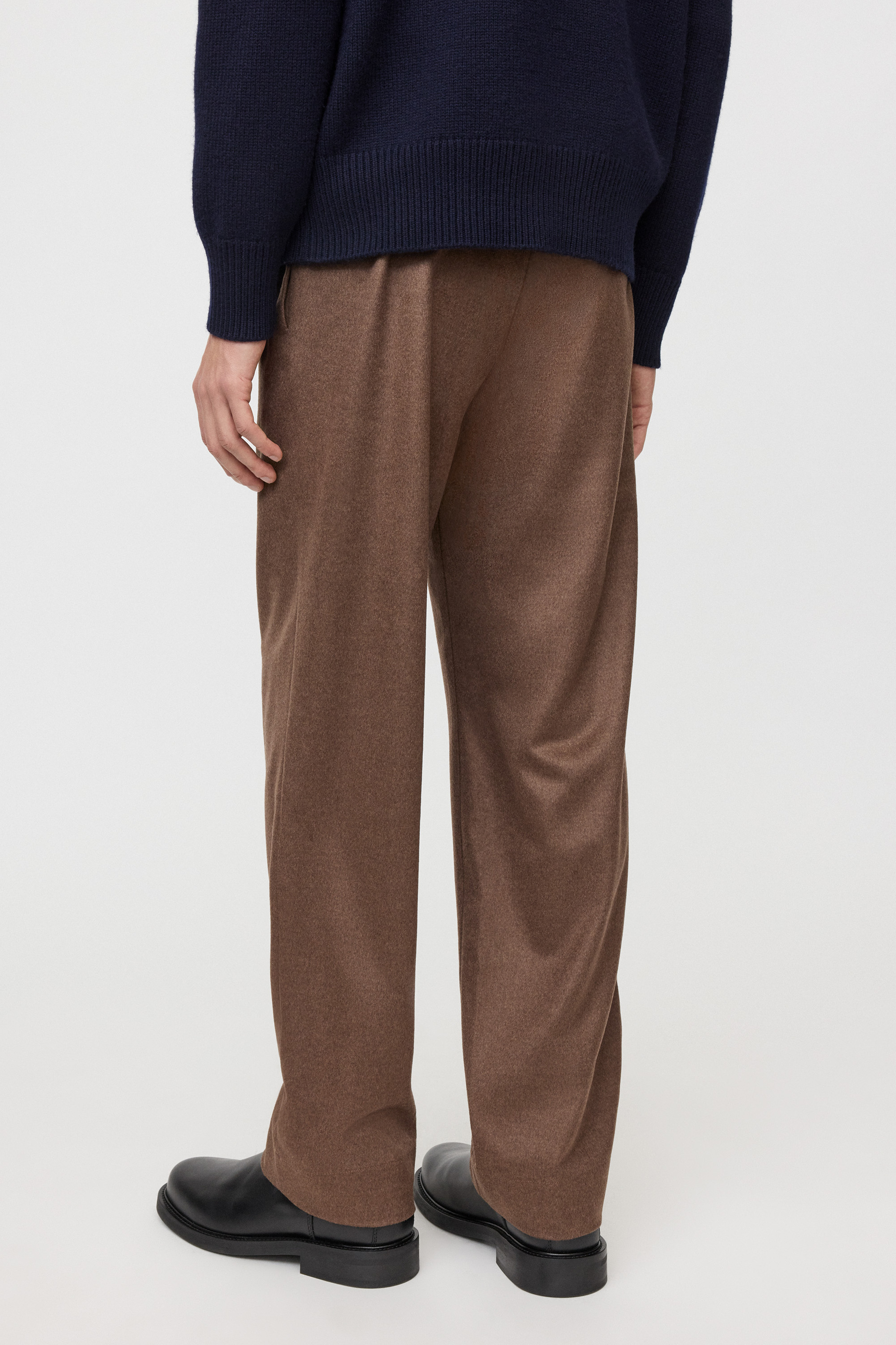 Men's straight drawstring trousers 3