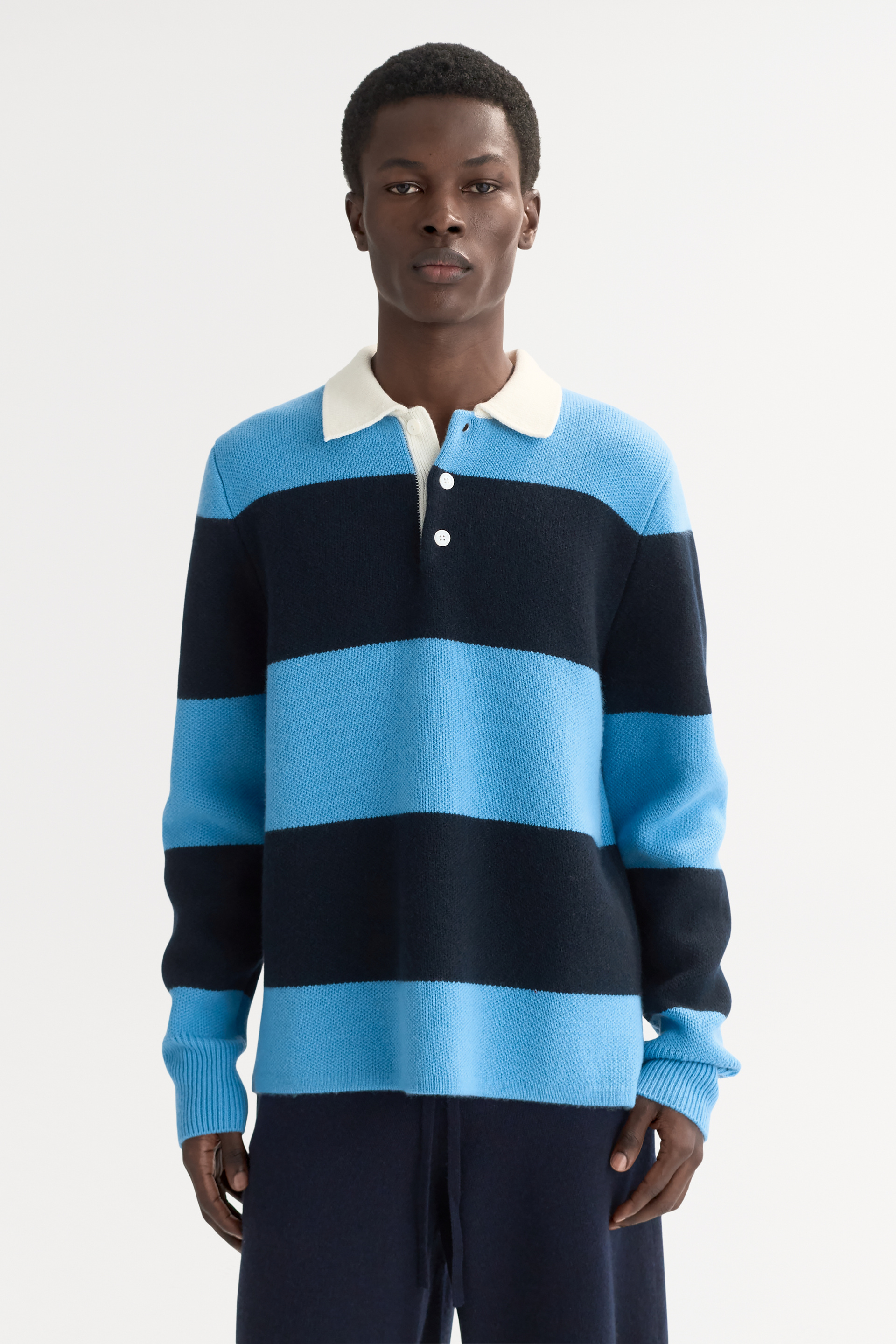 Men's striped polo shirt 2