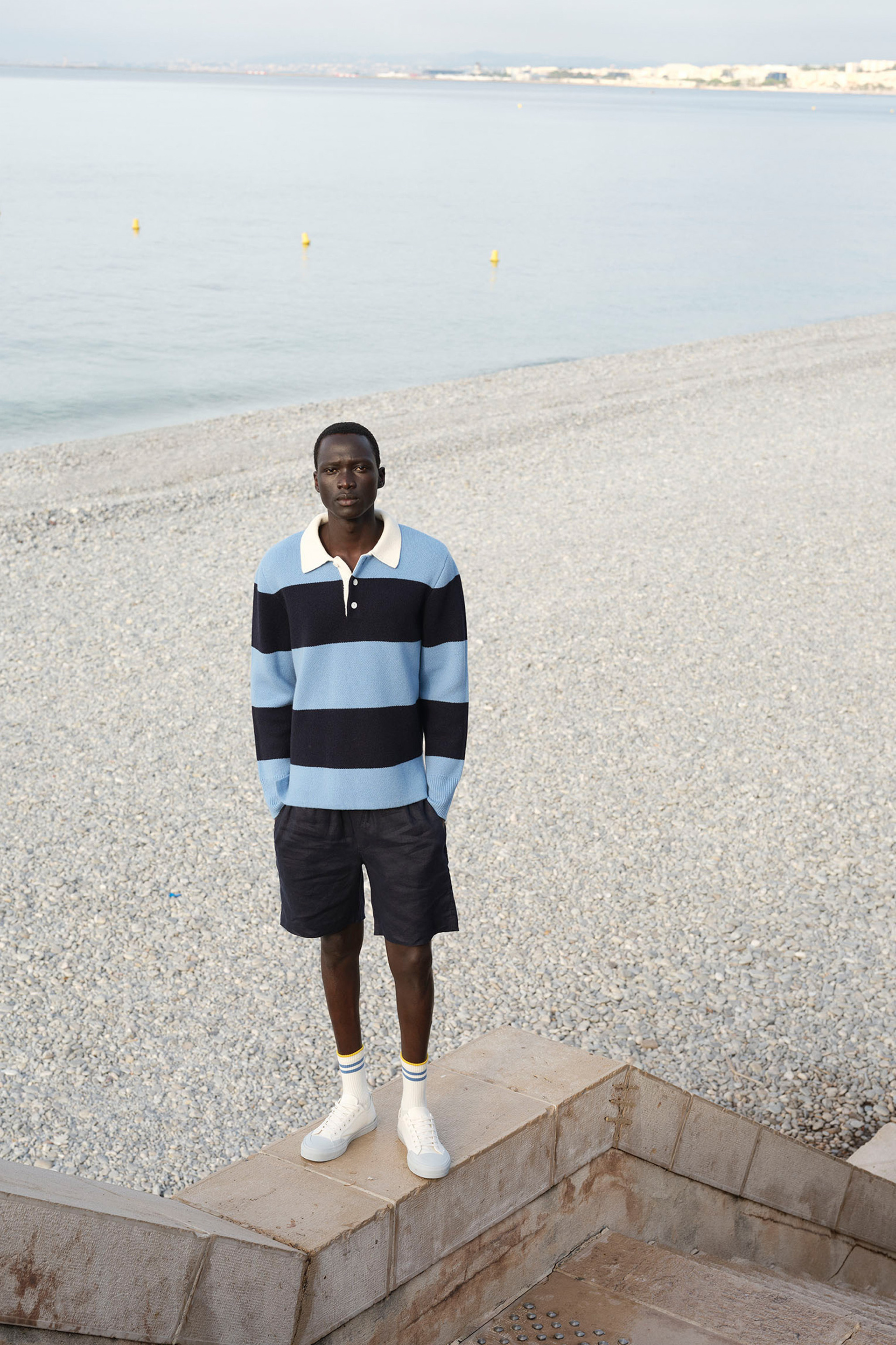 Men's striped polo shirt 6