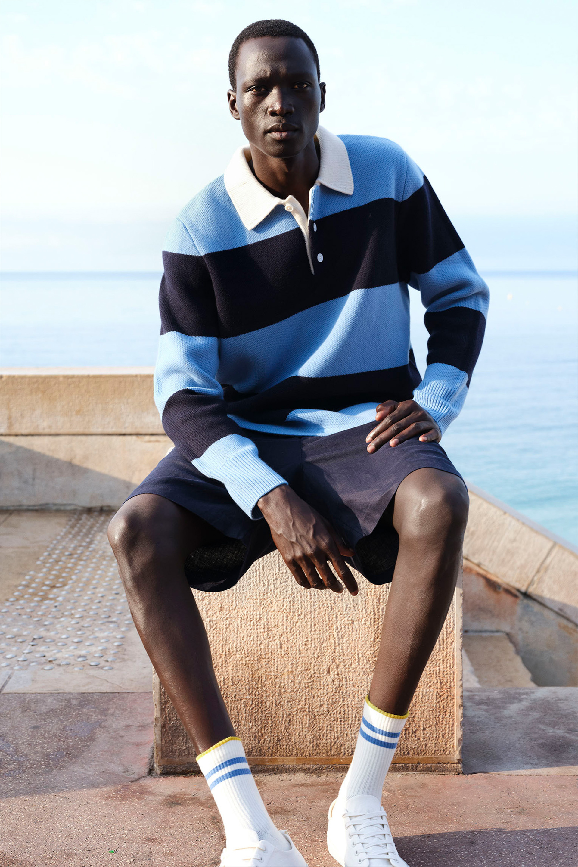 Men's striped polo shirt 7