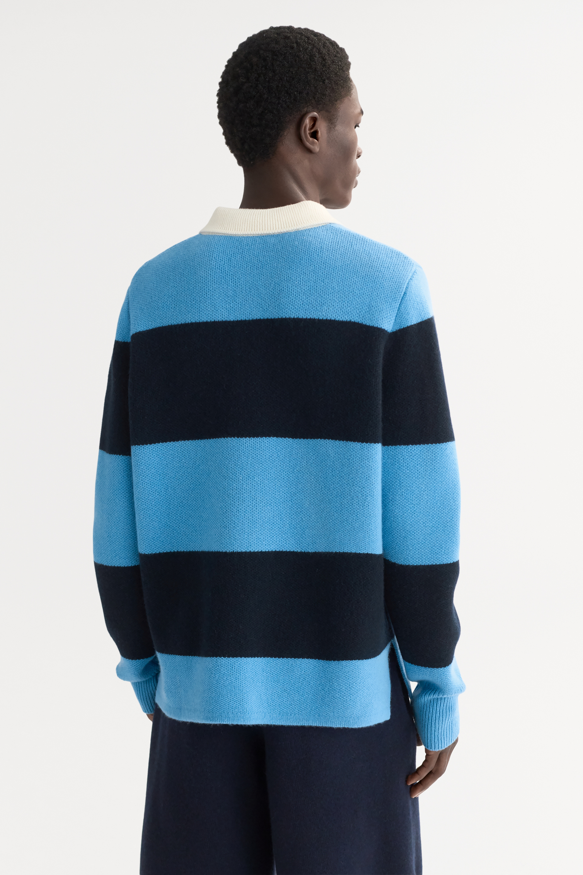 Men's striped polo shirt 3