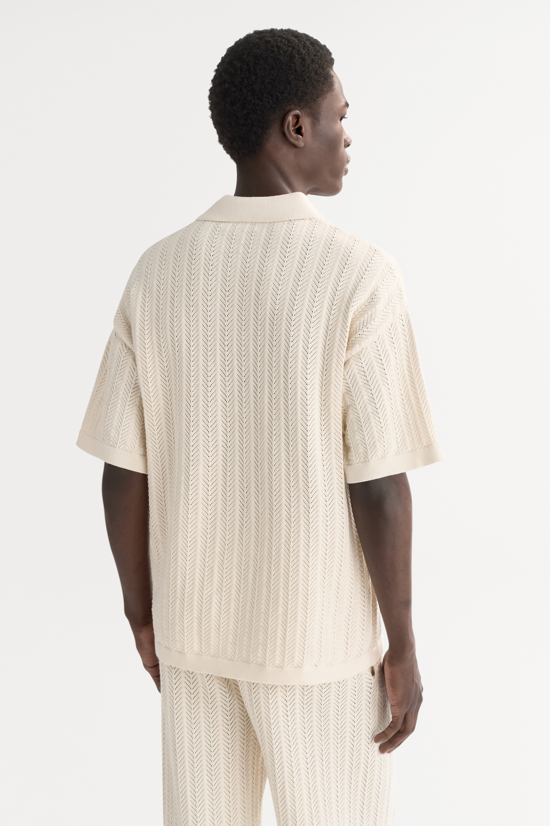 Men's crochet pique 3