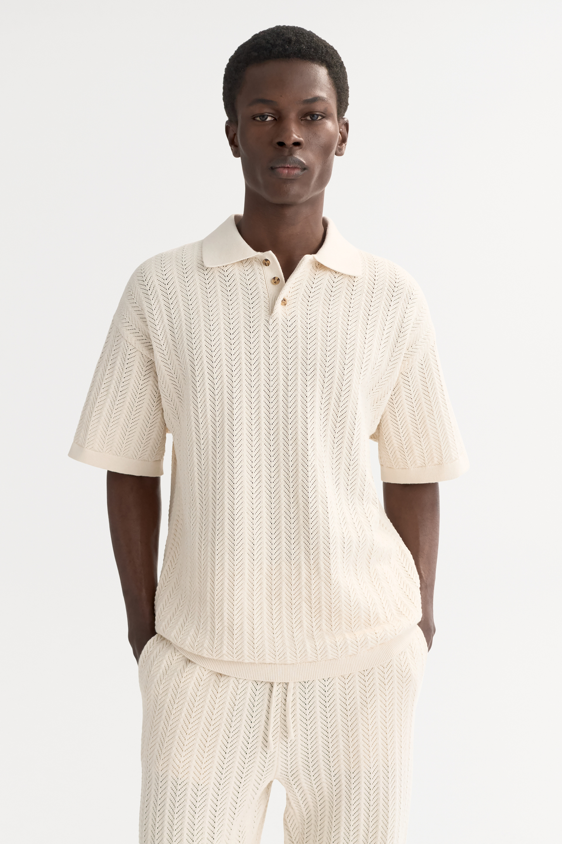 Men's crochet pique 2