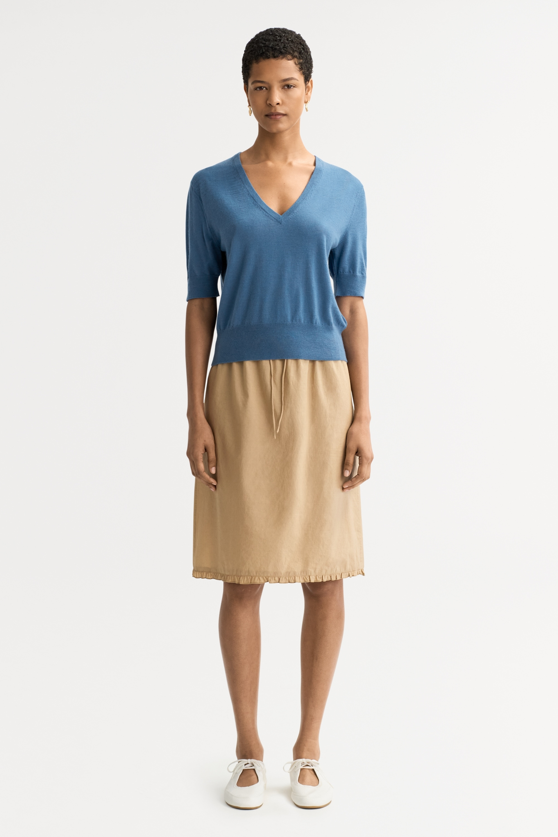 Featherlight v-neck 0