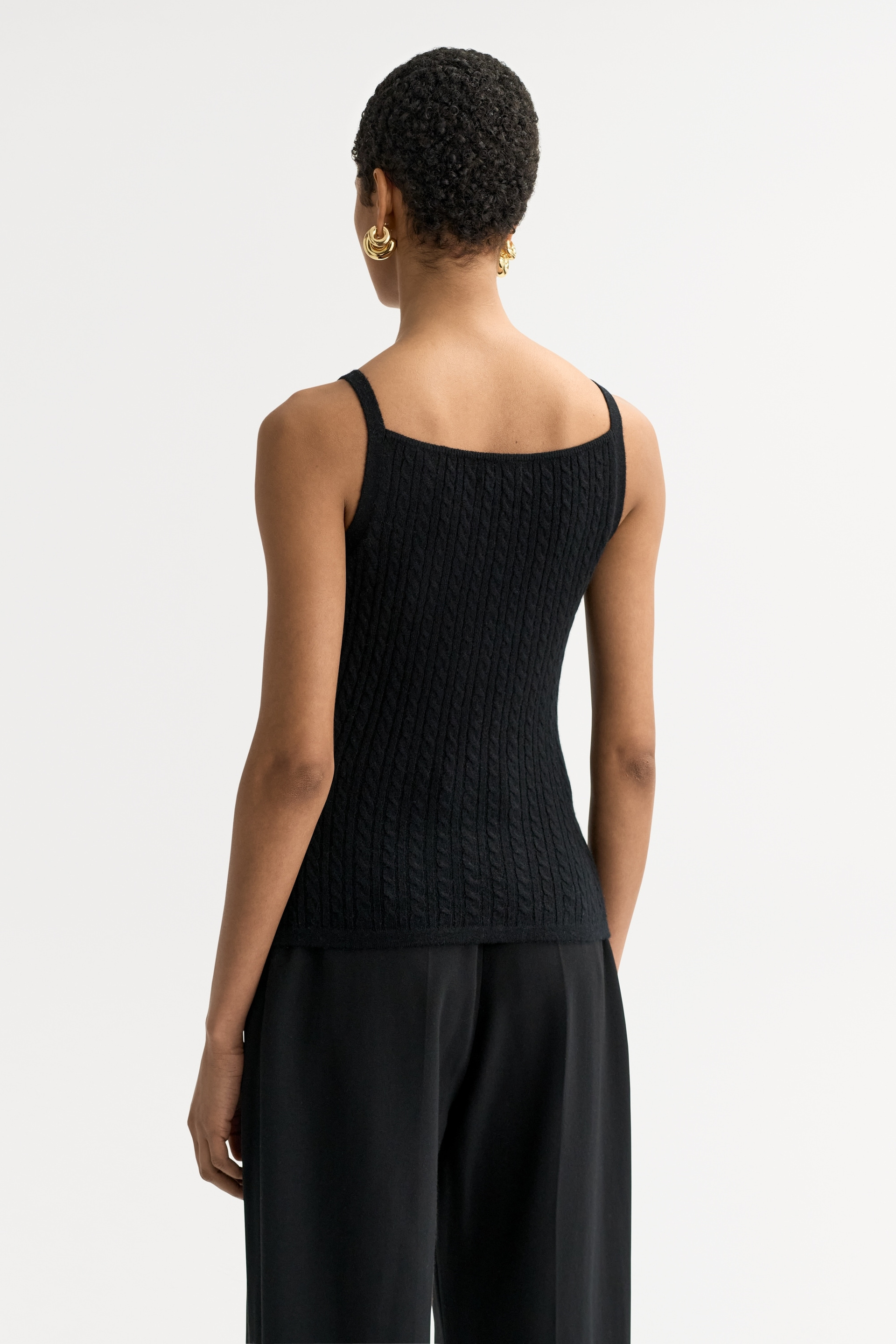 Cable knit singlet 3
