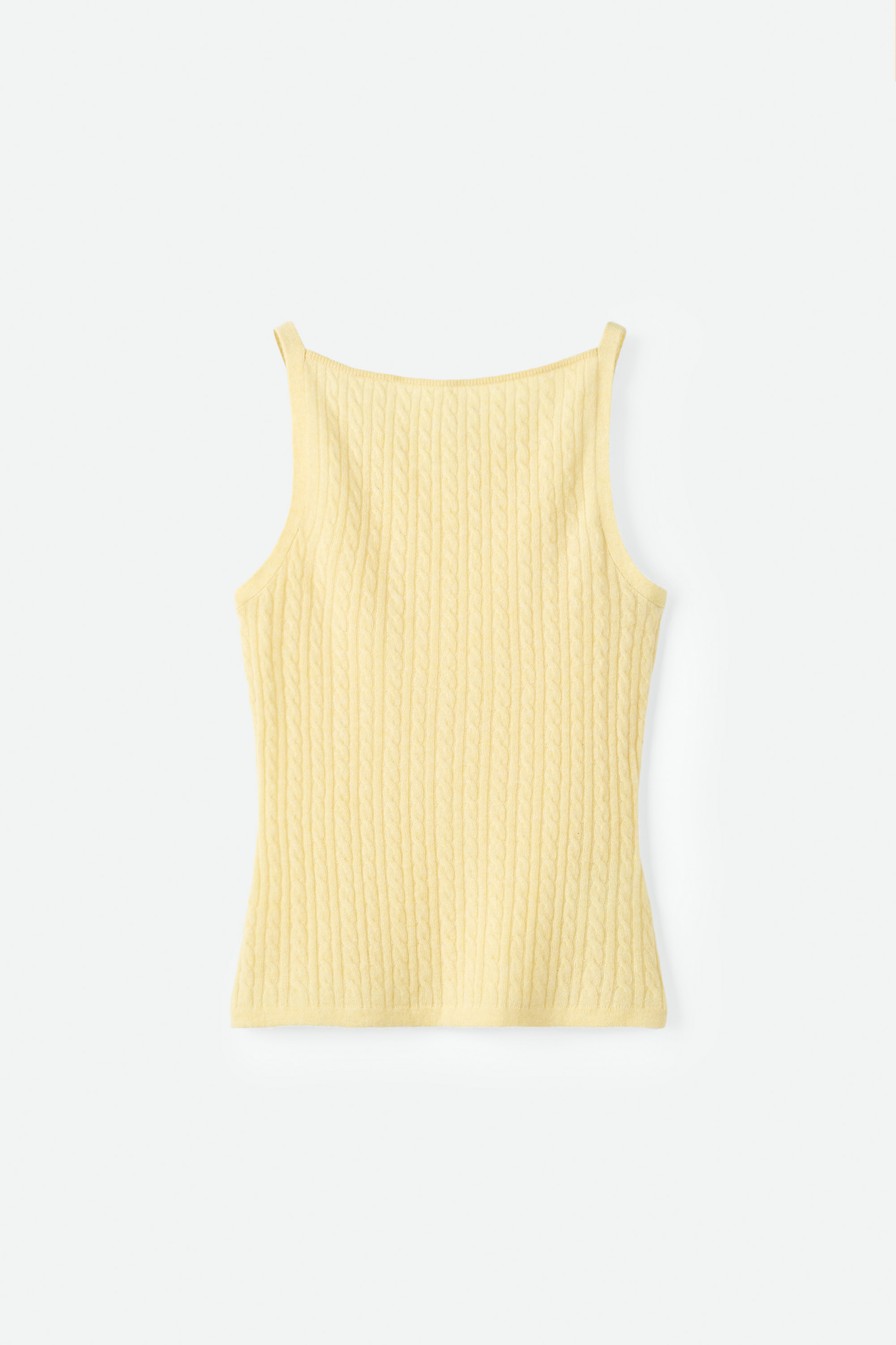 Cable knit singlet 1