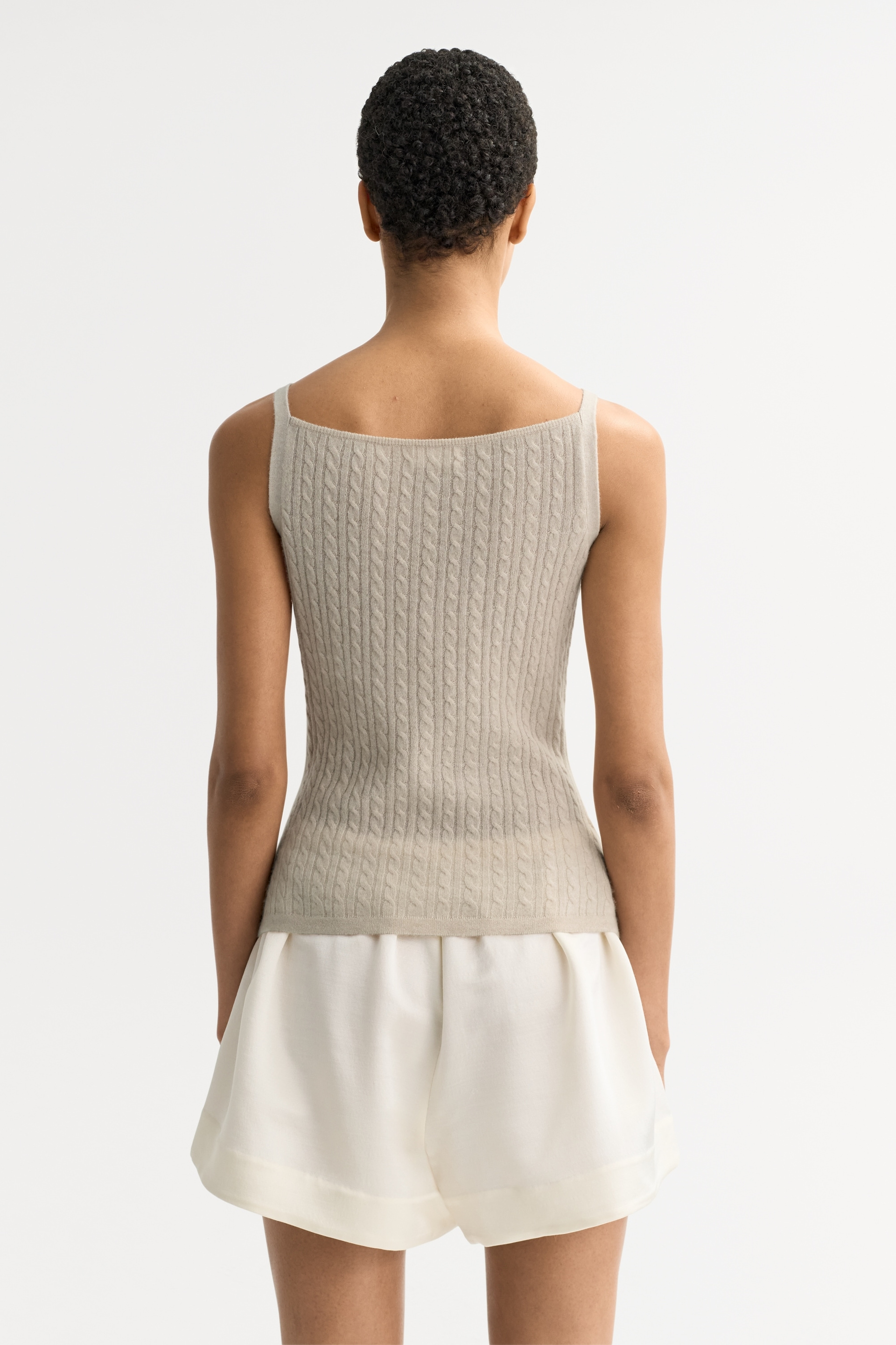 Cable knit singlet 2