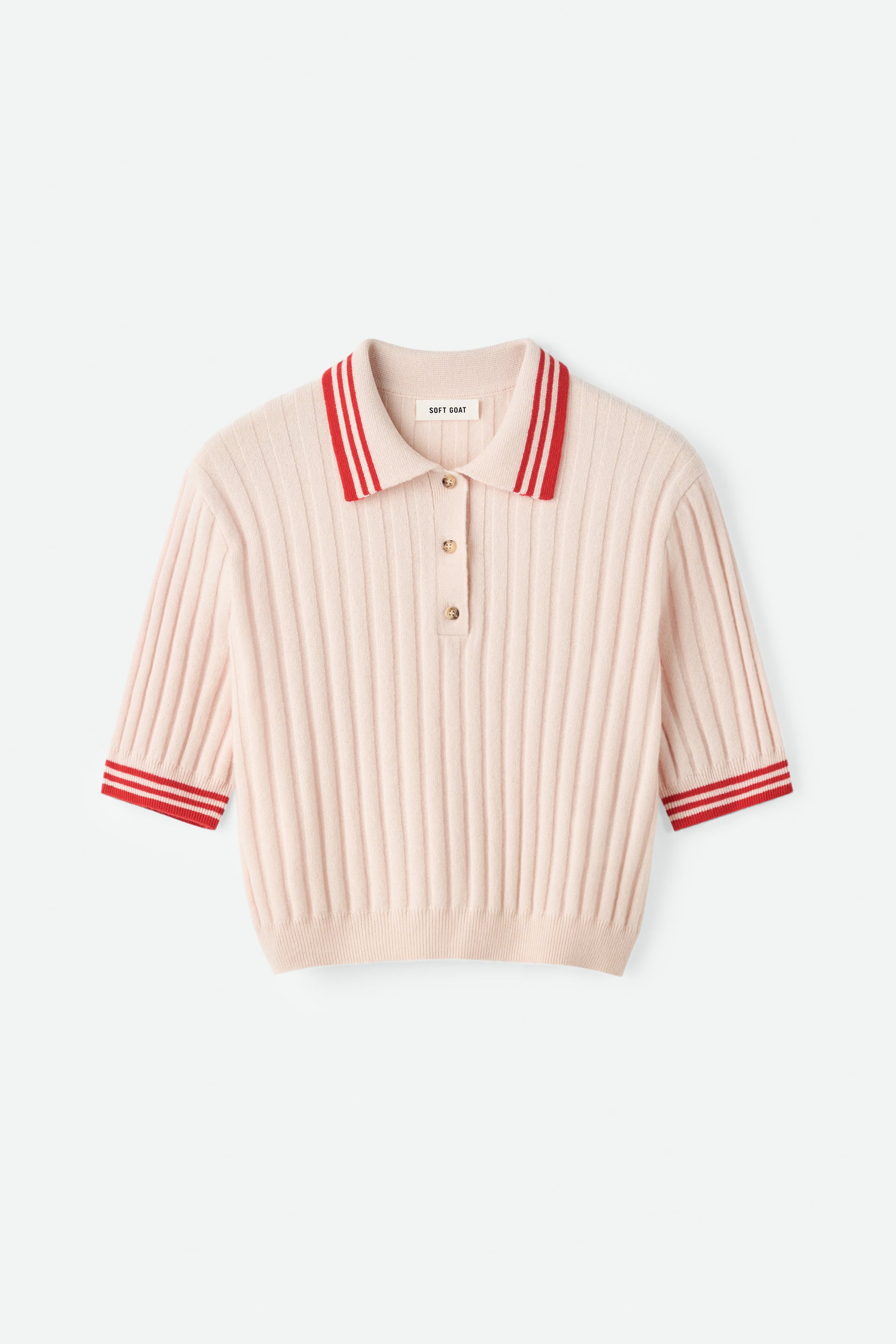 Striped pique Powder 1