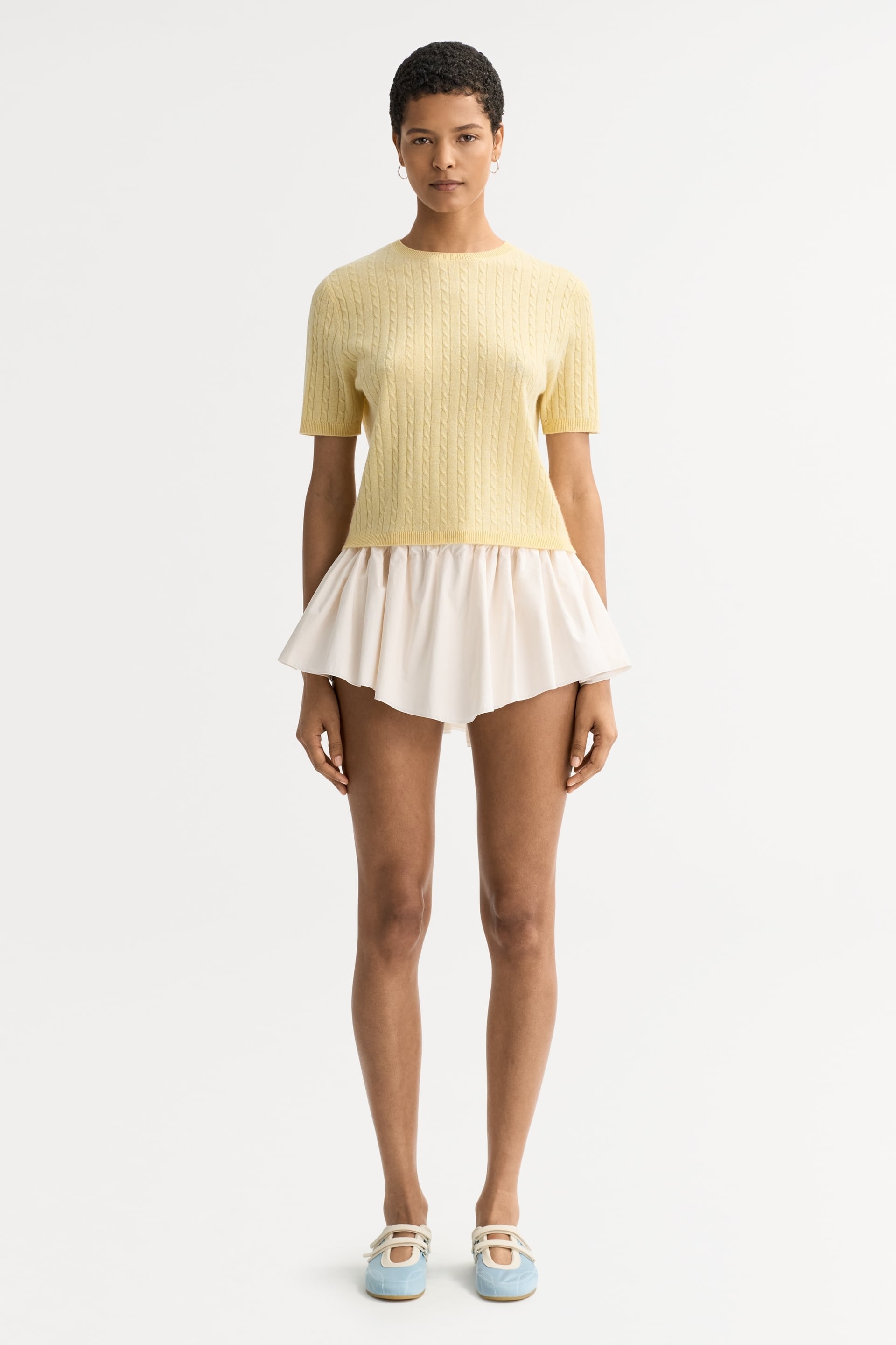 Cable knit top 0