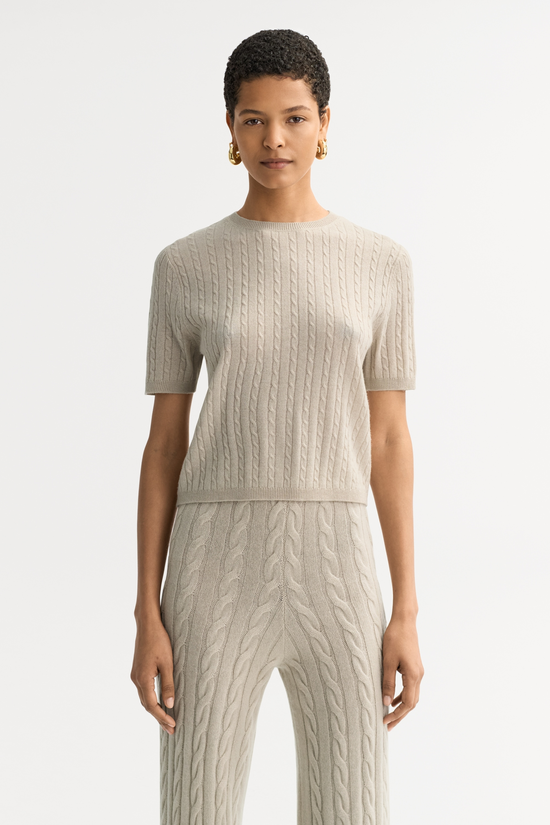 Cable knit top 2