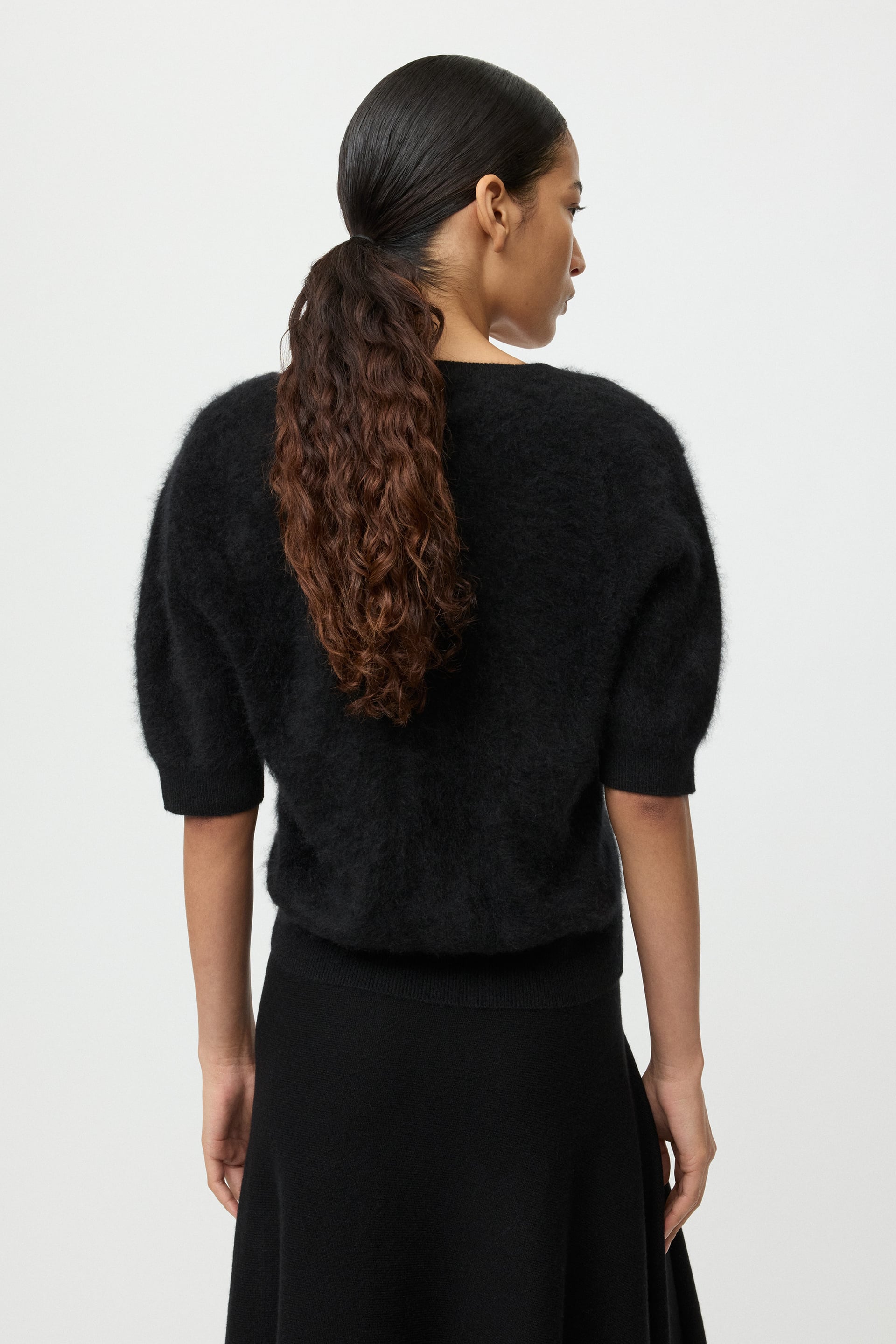 Brushed v-neck t-shirt 3