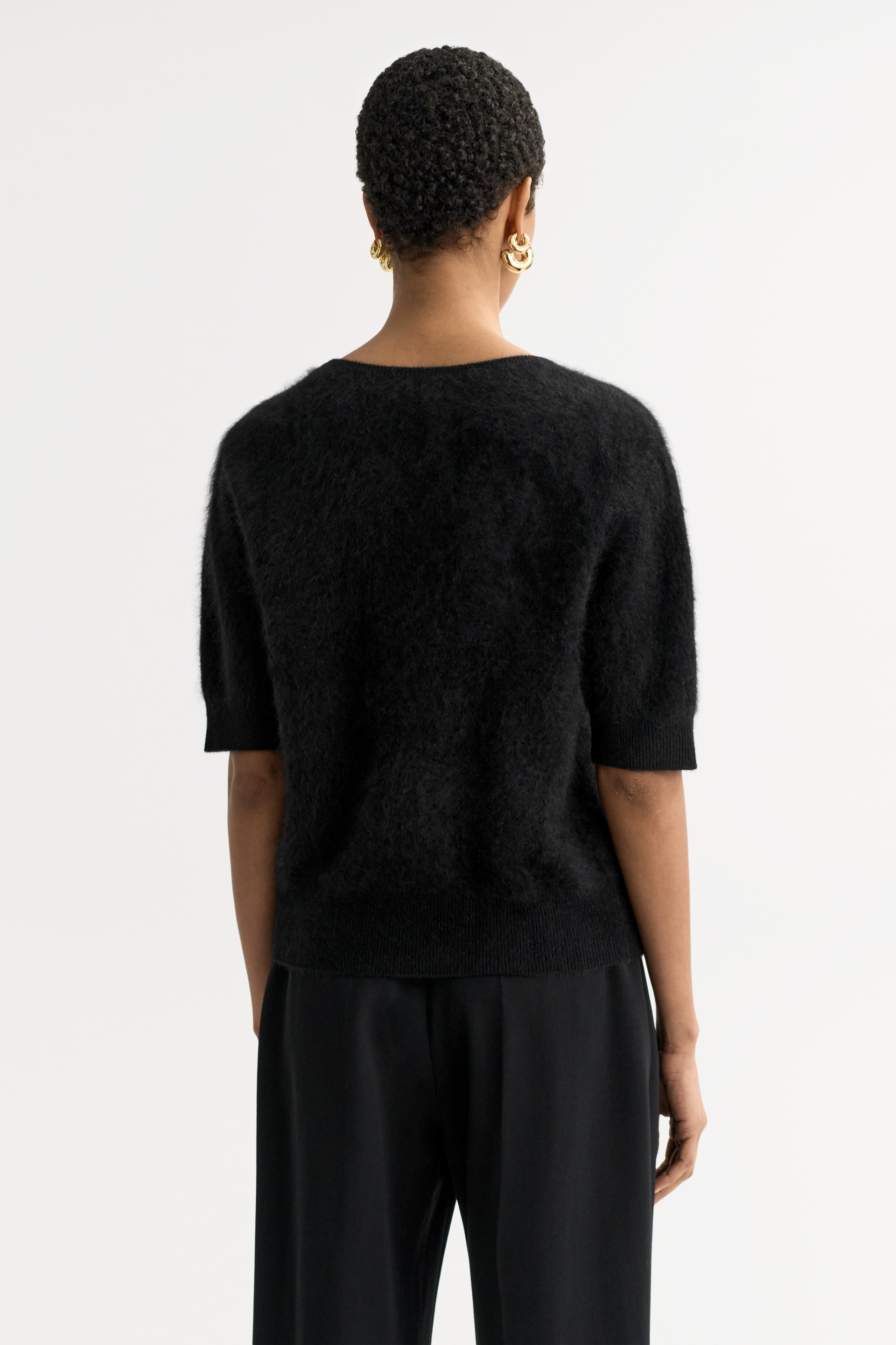 Brushed v-neck t-shirt 3
