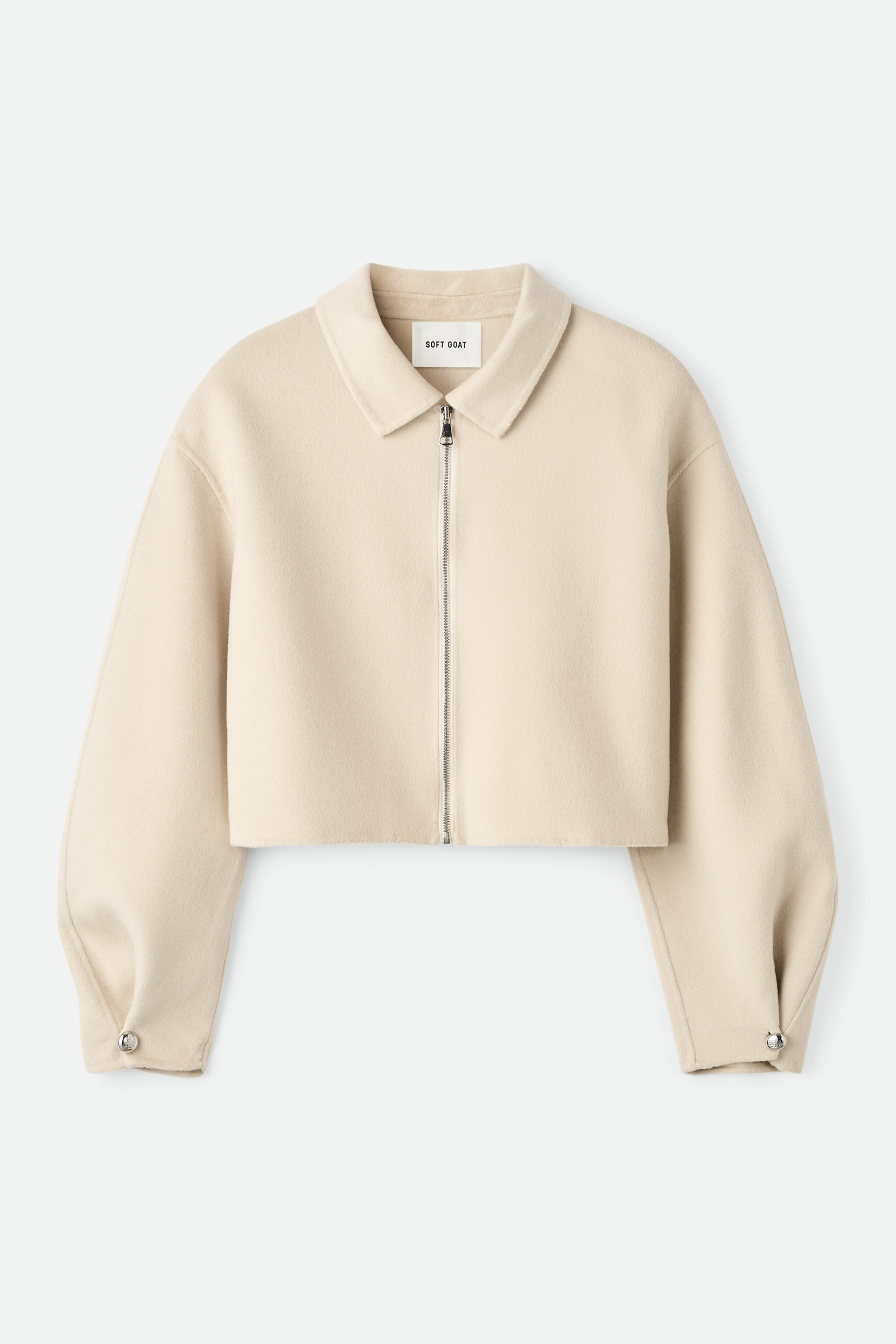 Zip jacket Cream 1