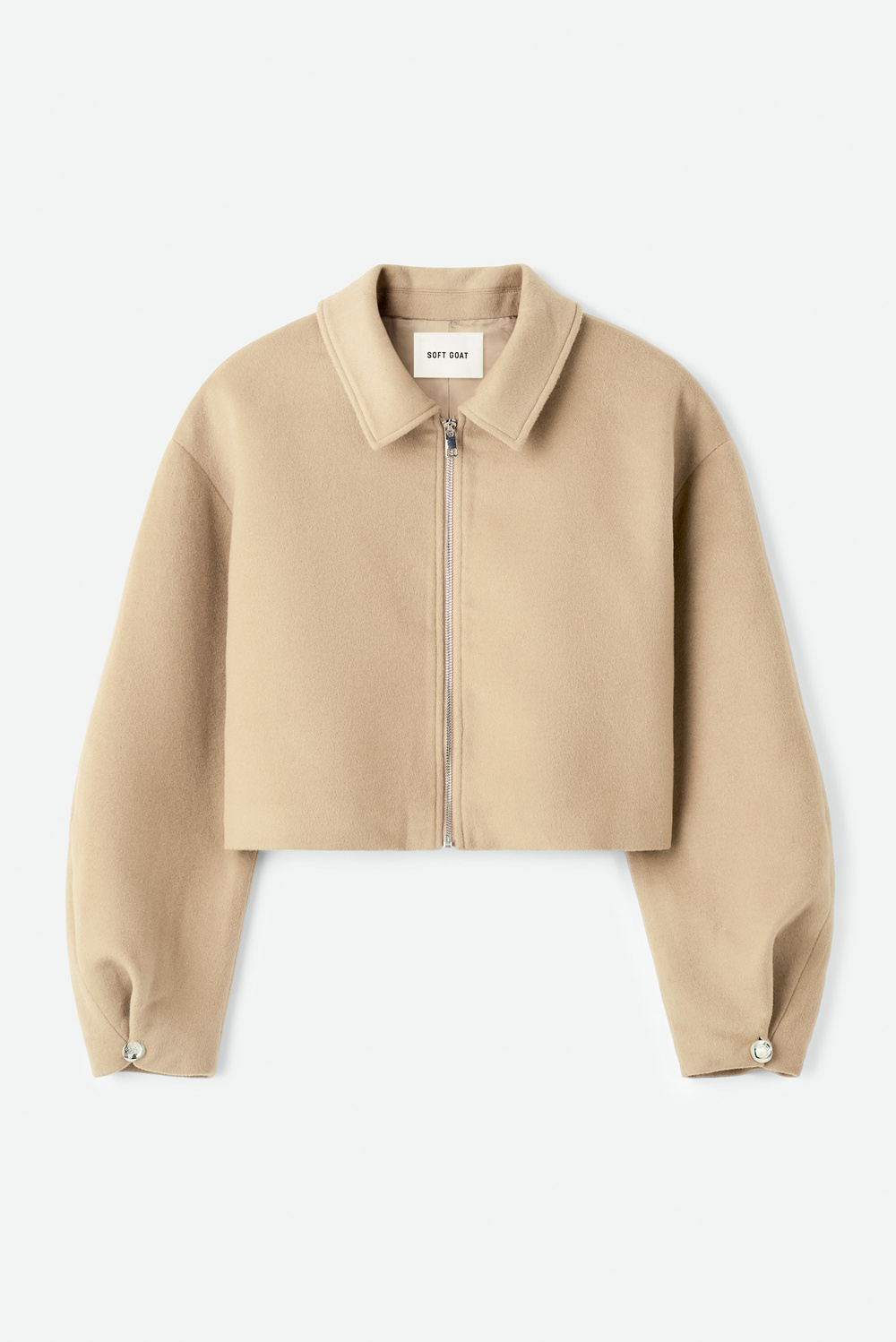 Short jacket - Jackets & Coats - Camel | Soft Goat