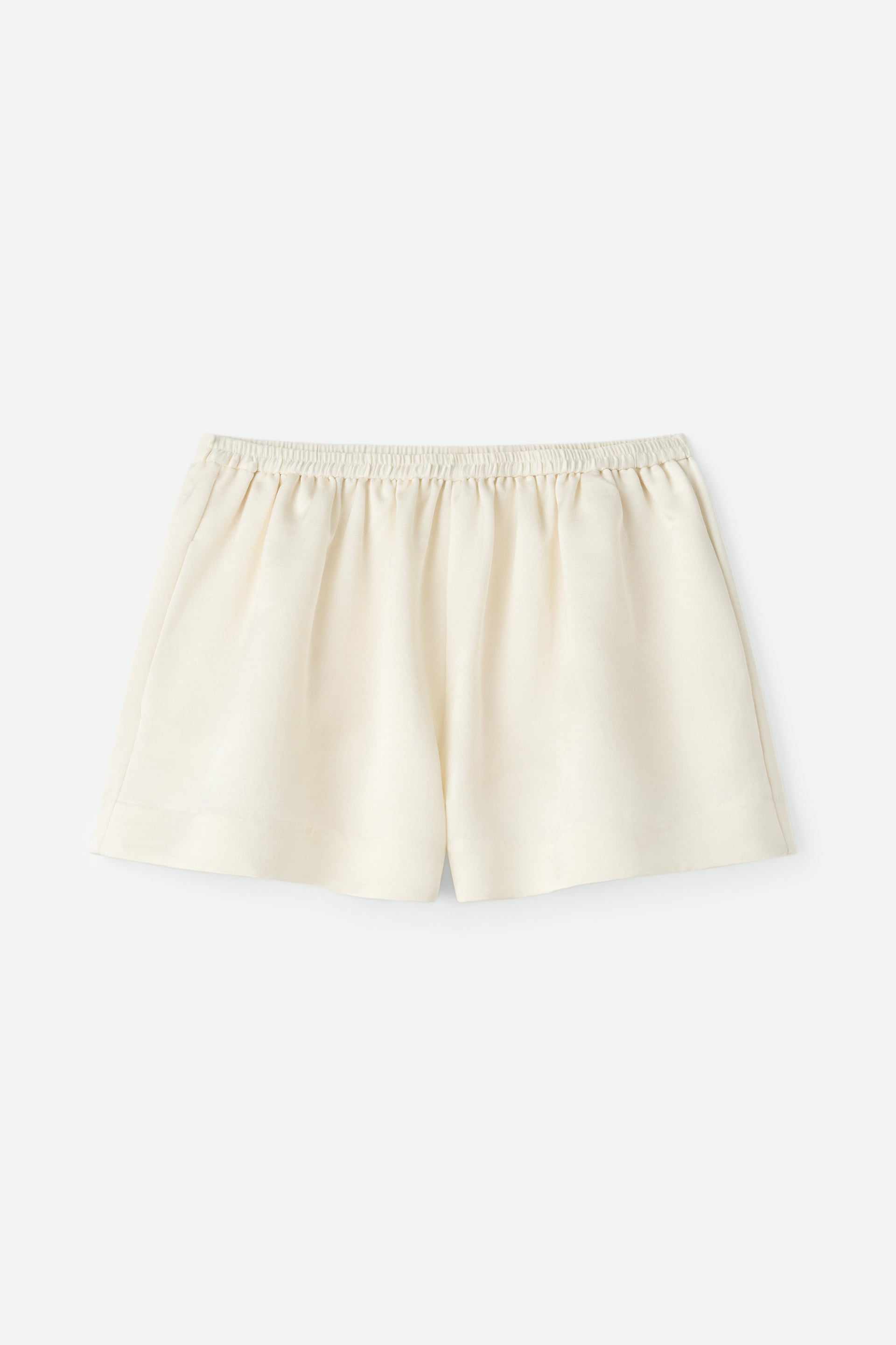 Silk shorts Ivory 1