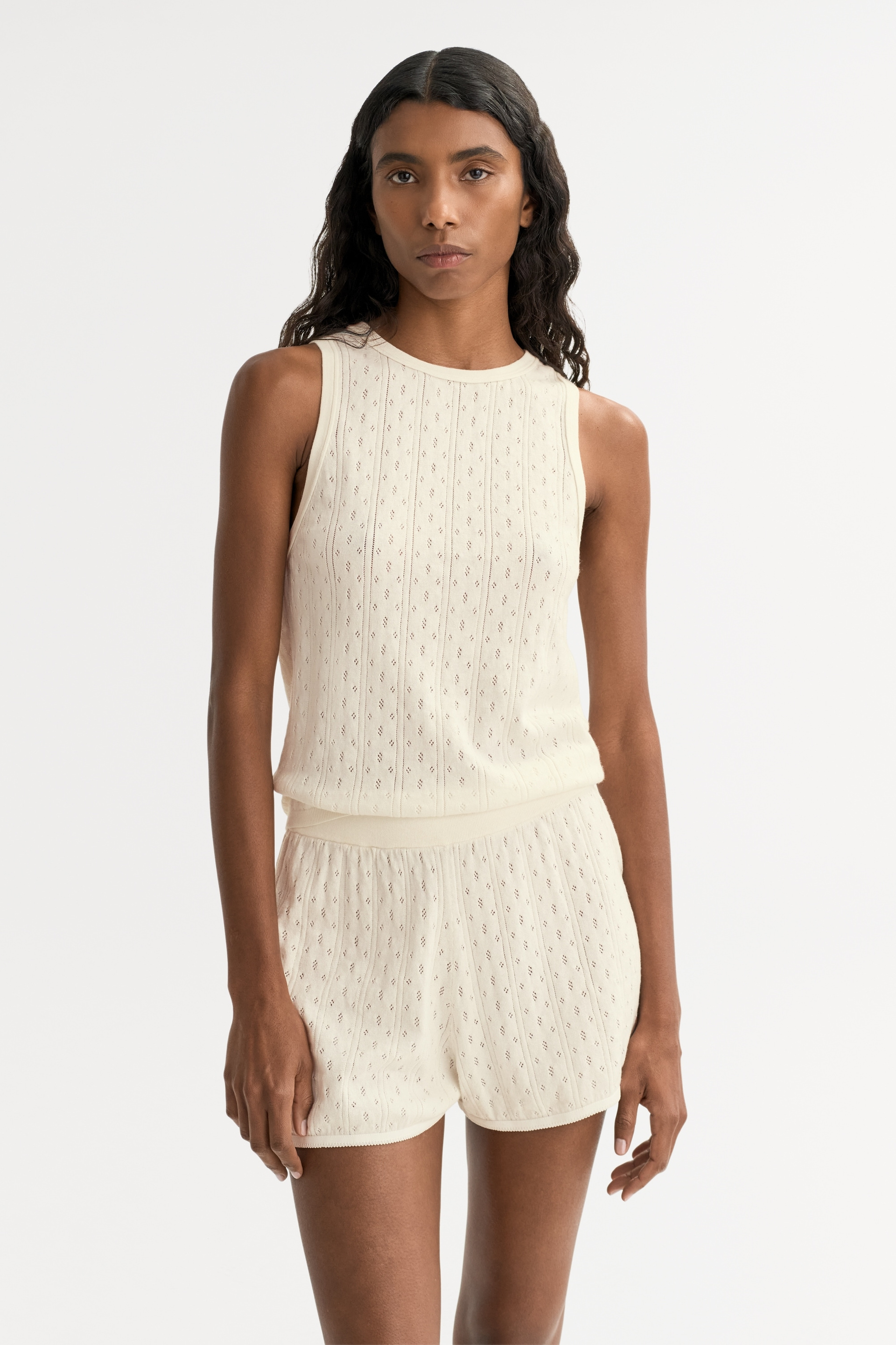 Pointelle singlet 2