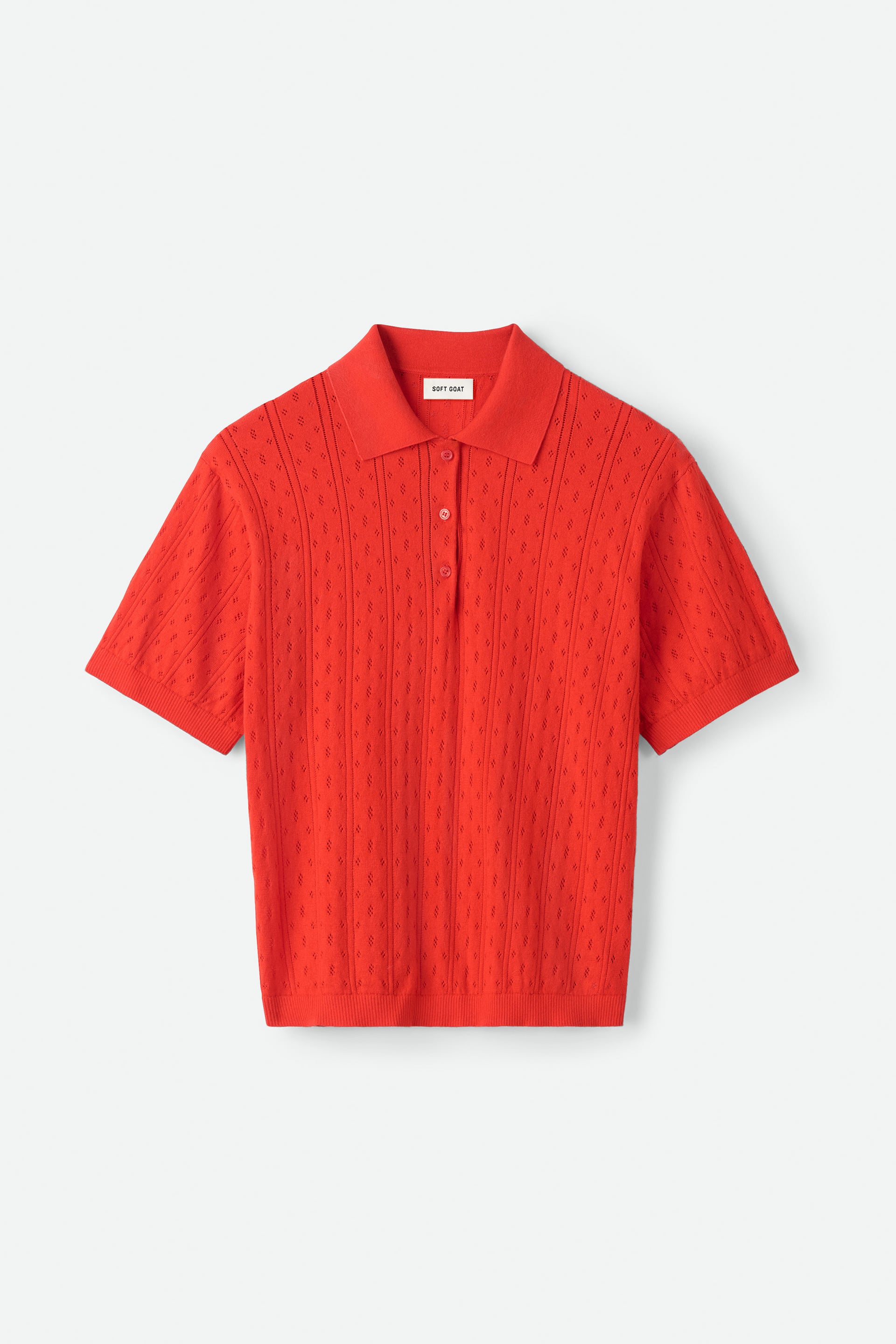 Pointelle pique Tomato 1