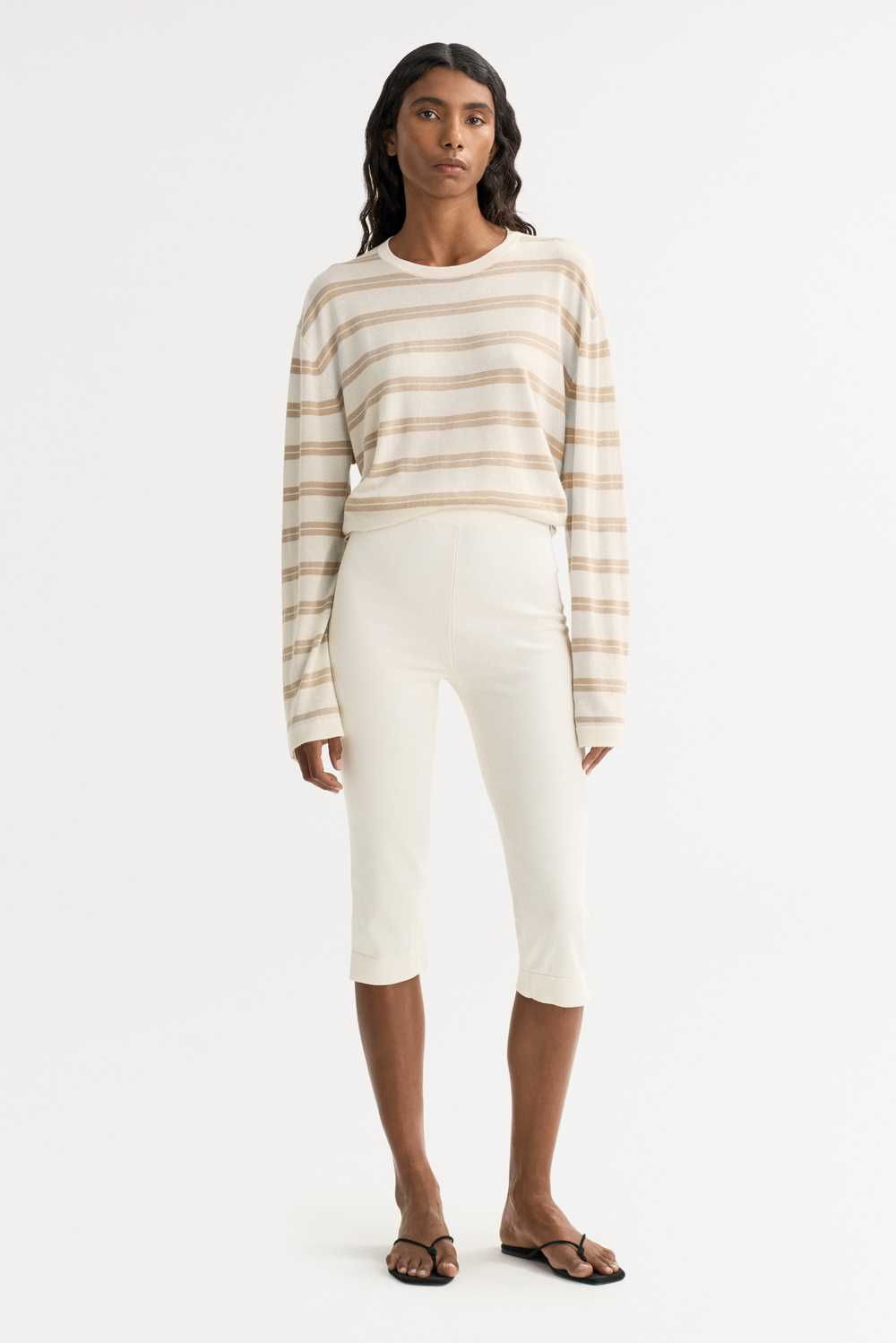 Short sleeve crewneck - Shortsleeves - Powder | Soft Goat