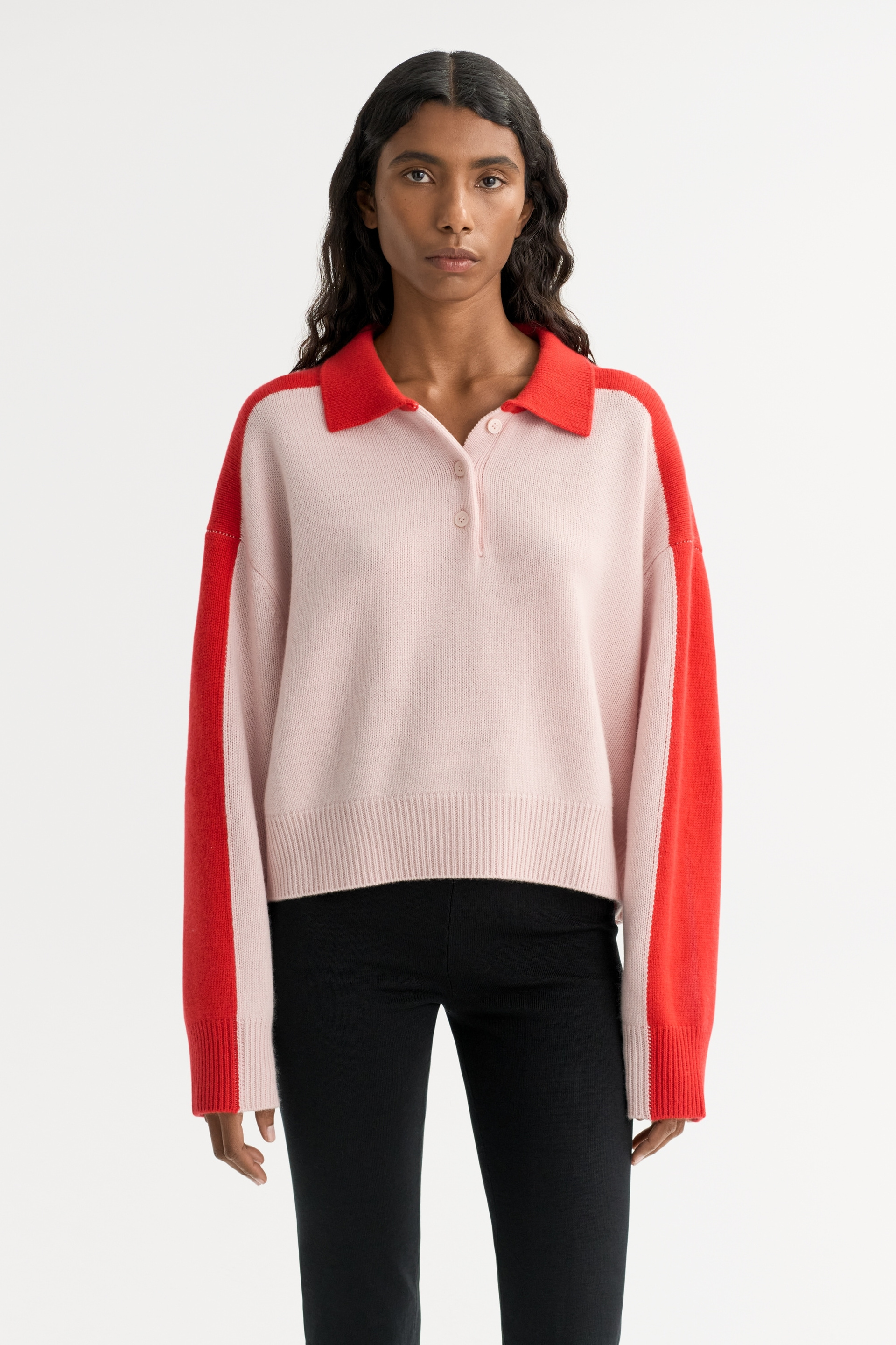 Color block polo shirt 2