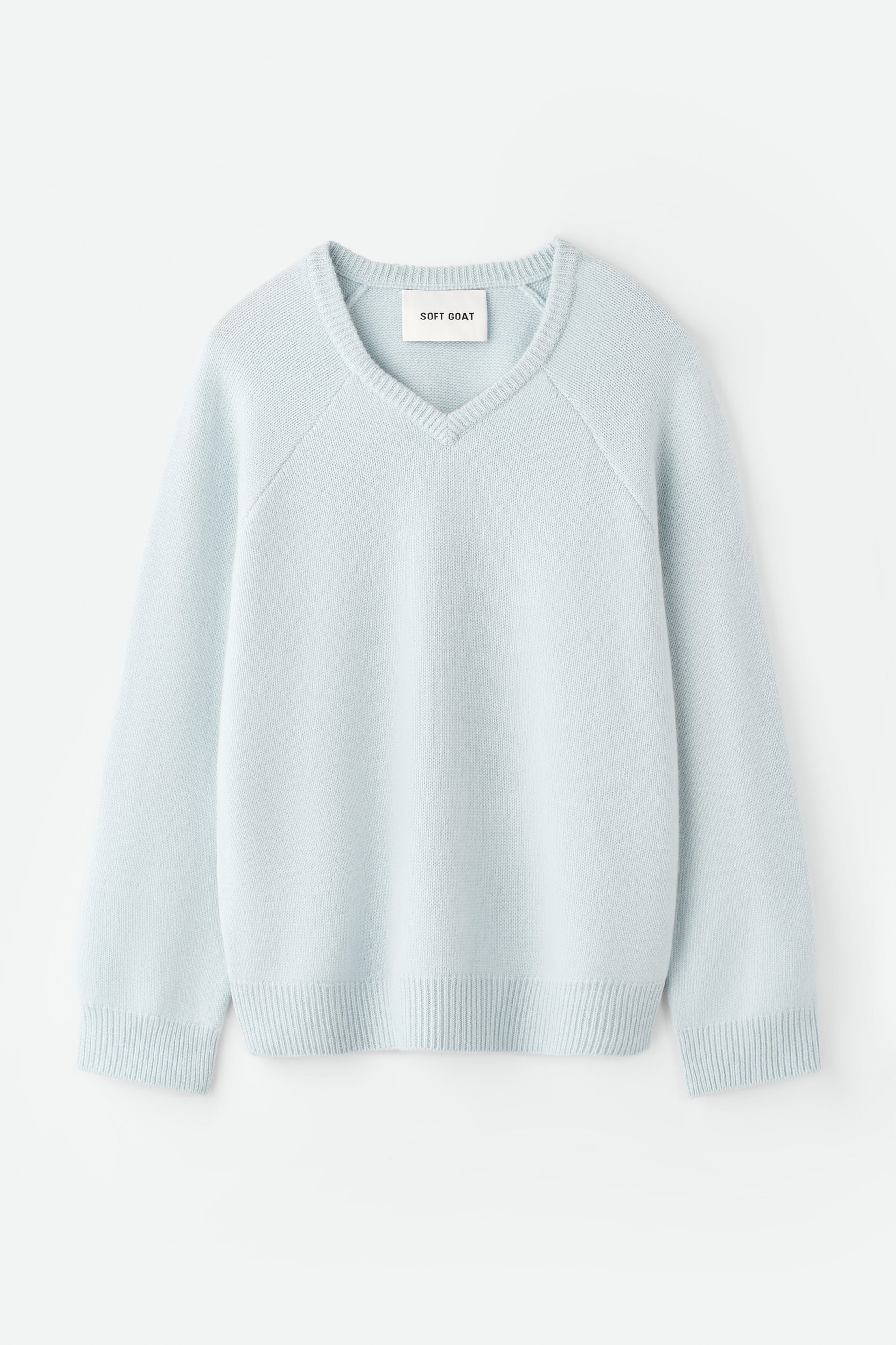 Oversized v-neck Ice Blue 1