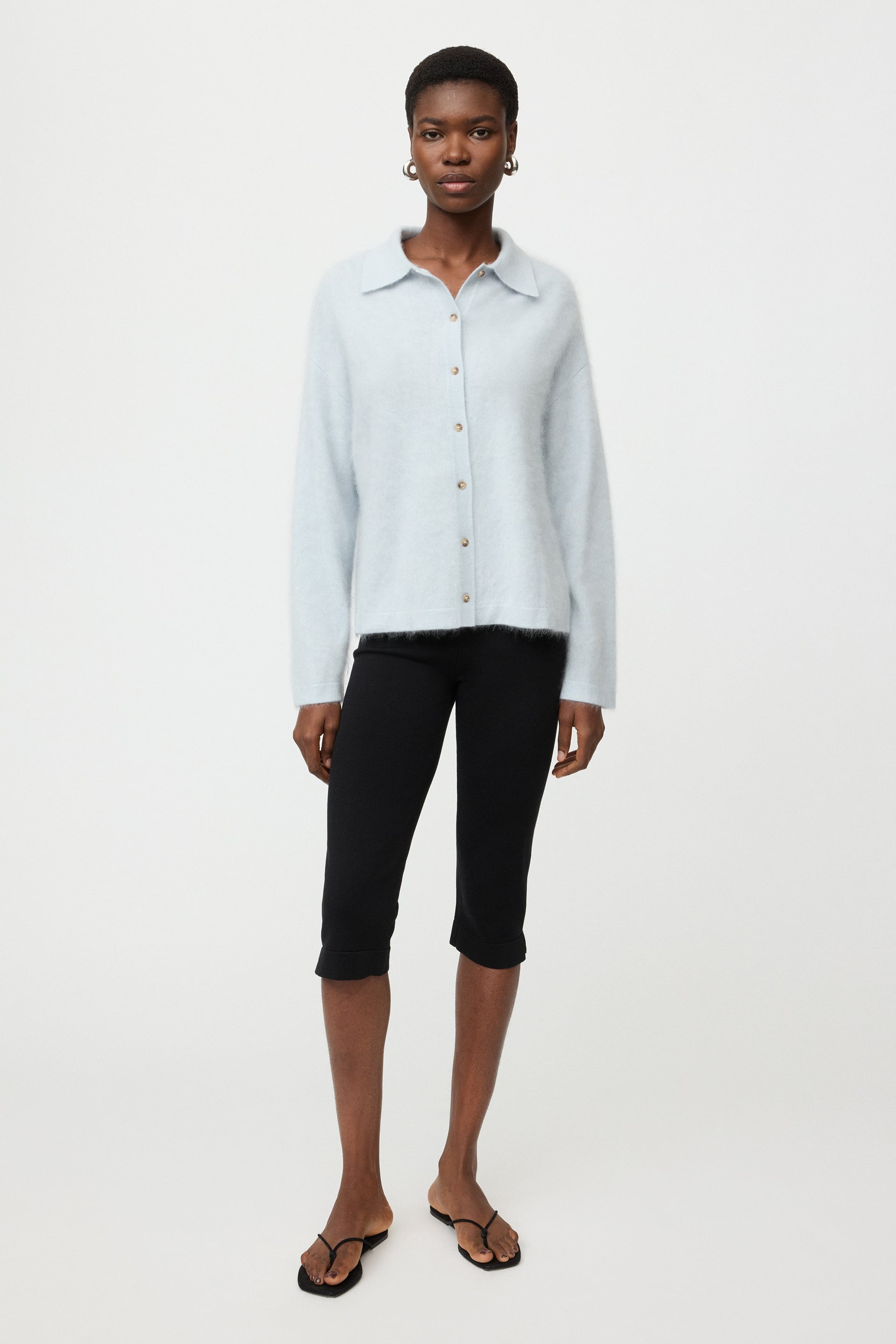Brushed shirt Ice Blue 2