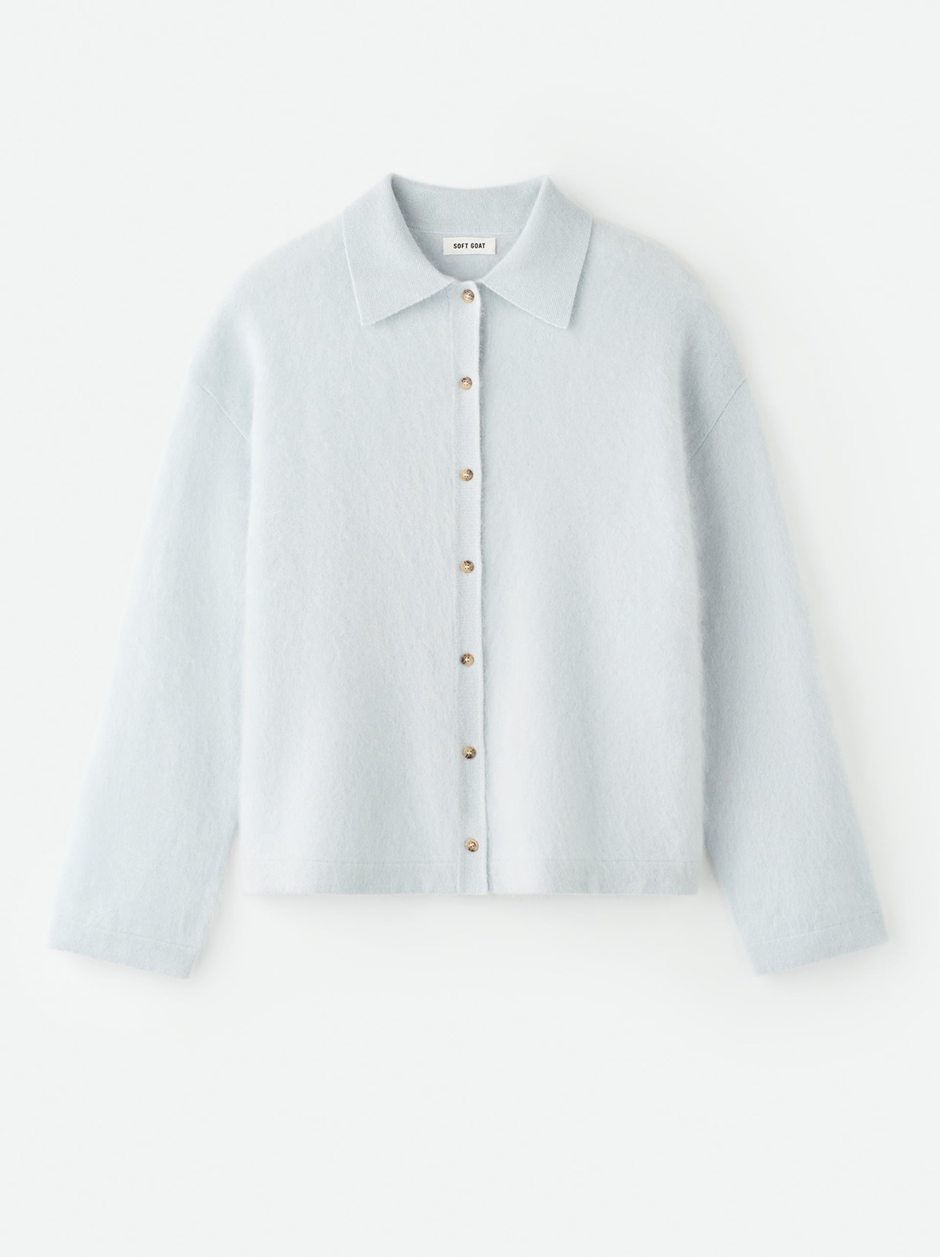 Brushed shirt Ice Blue 1