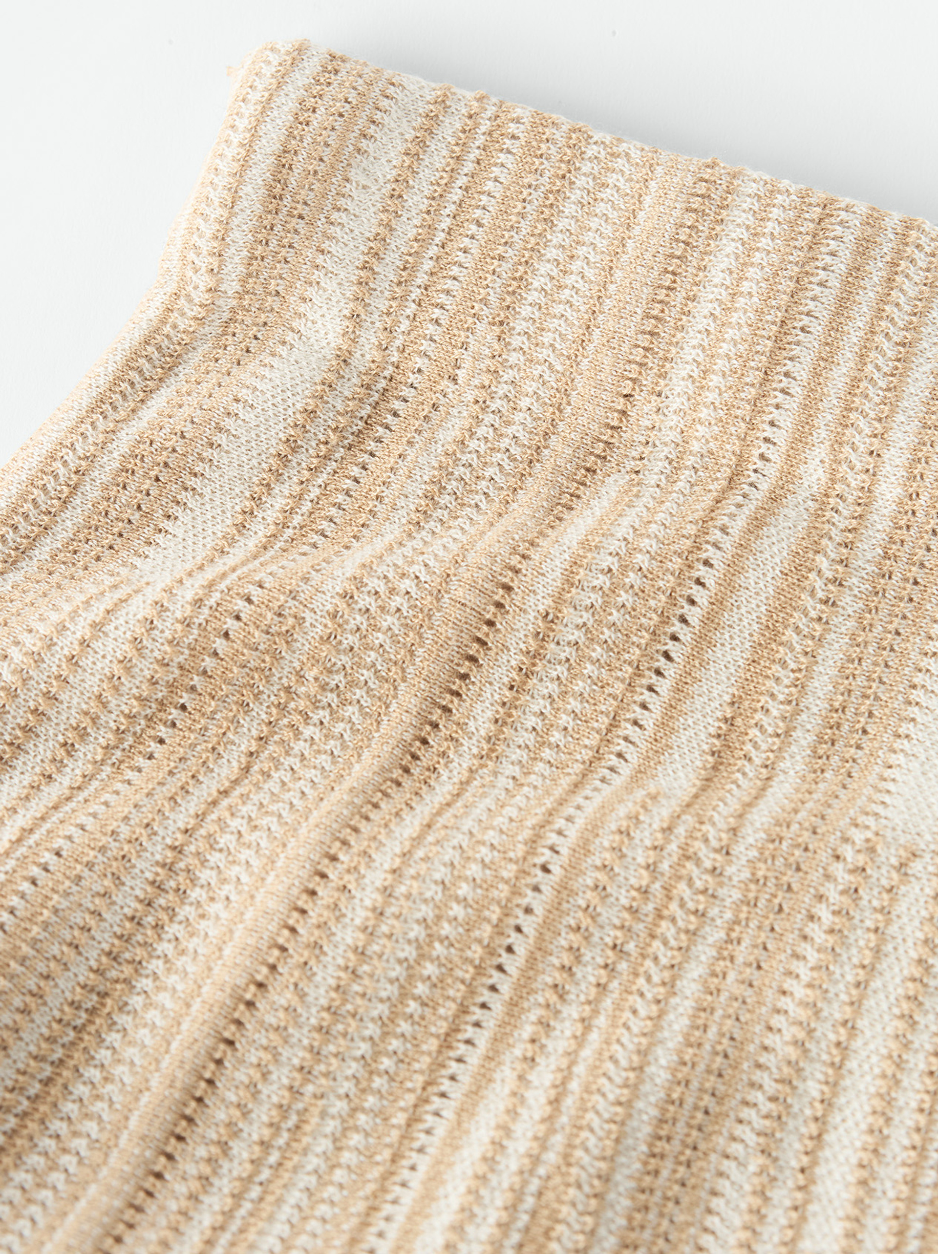 Textured striped skirt 5