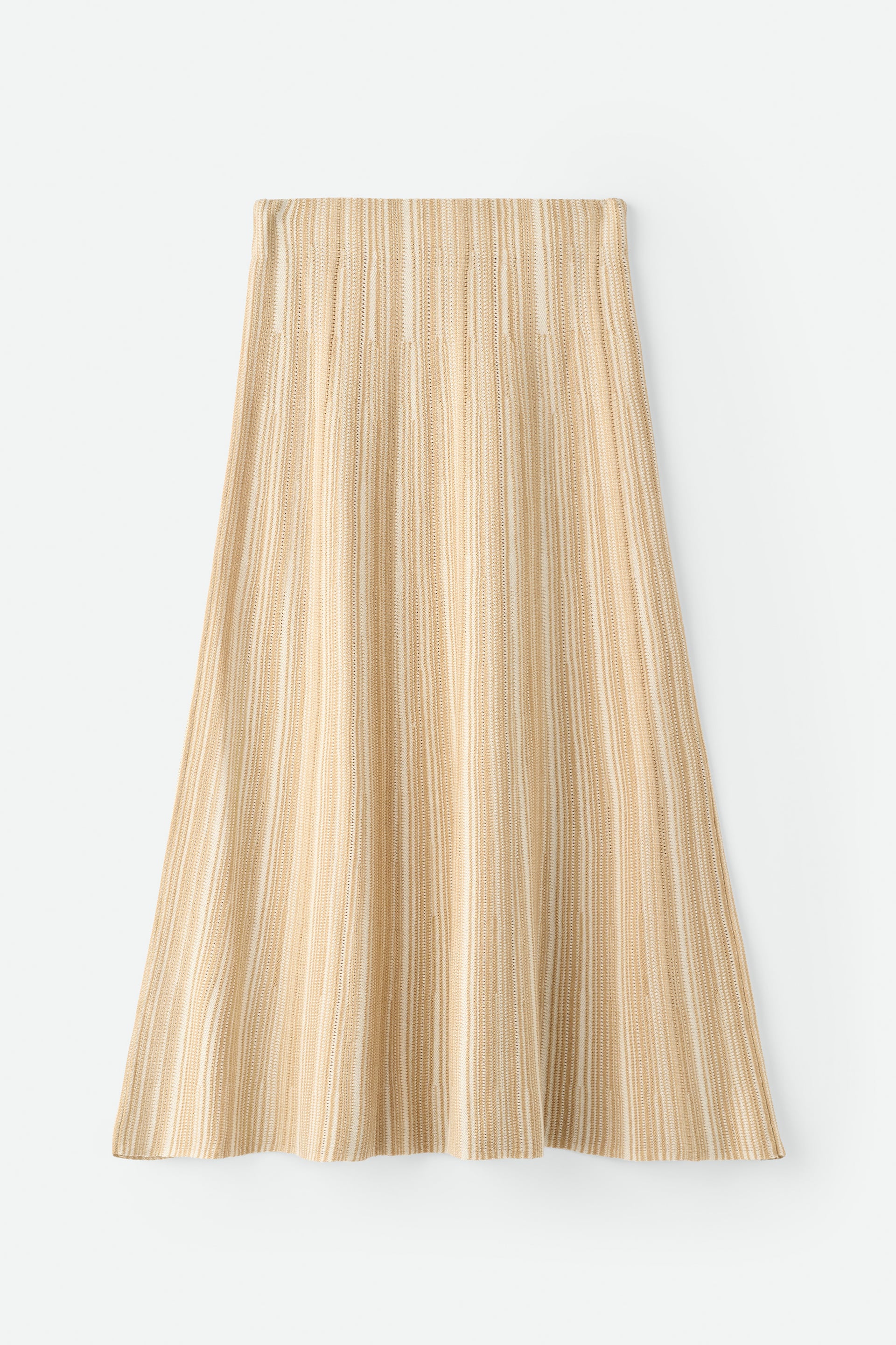 Textured striped skirt 1