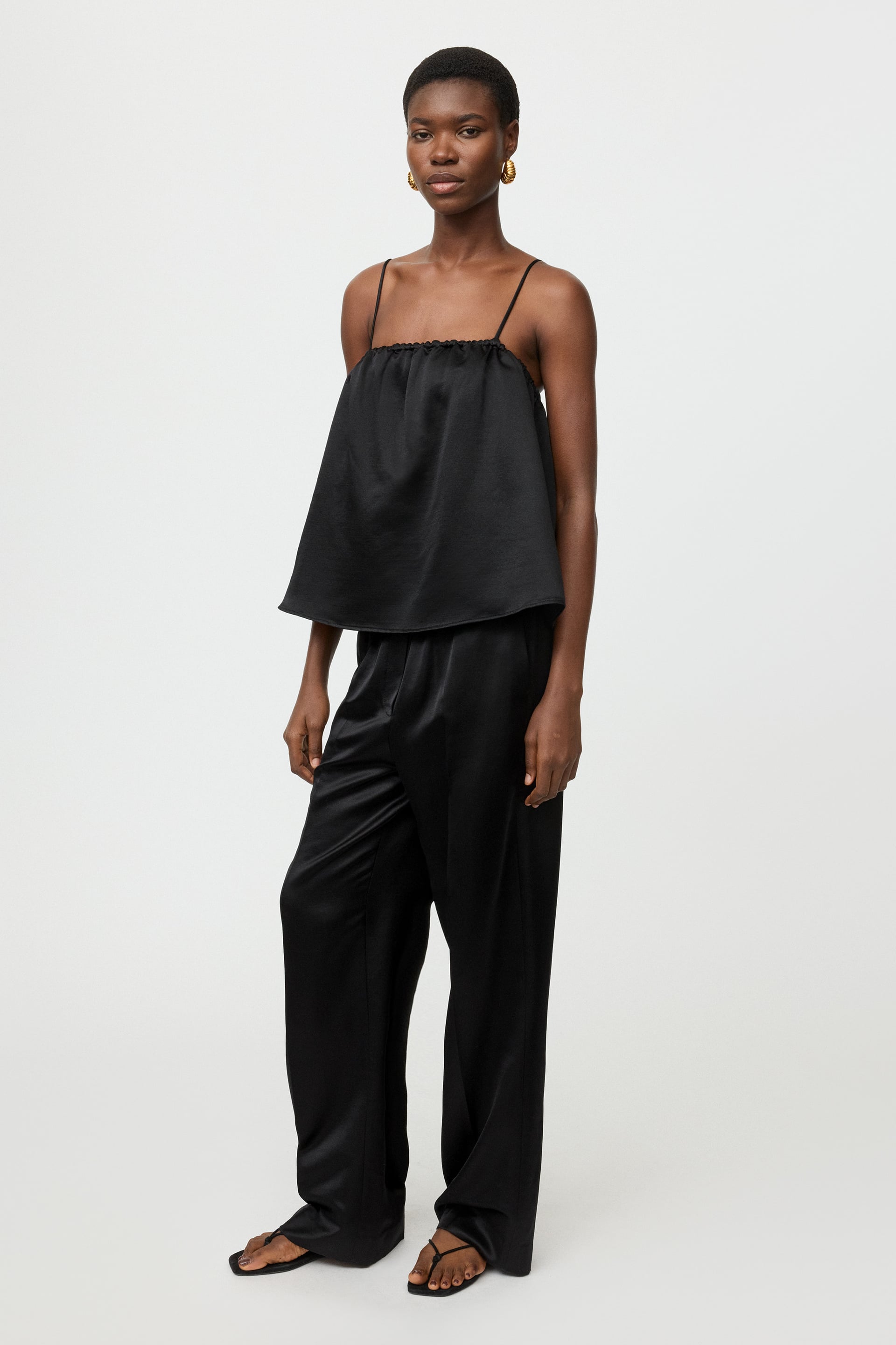 Silk singlet Black 2