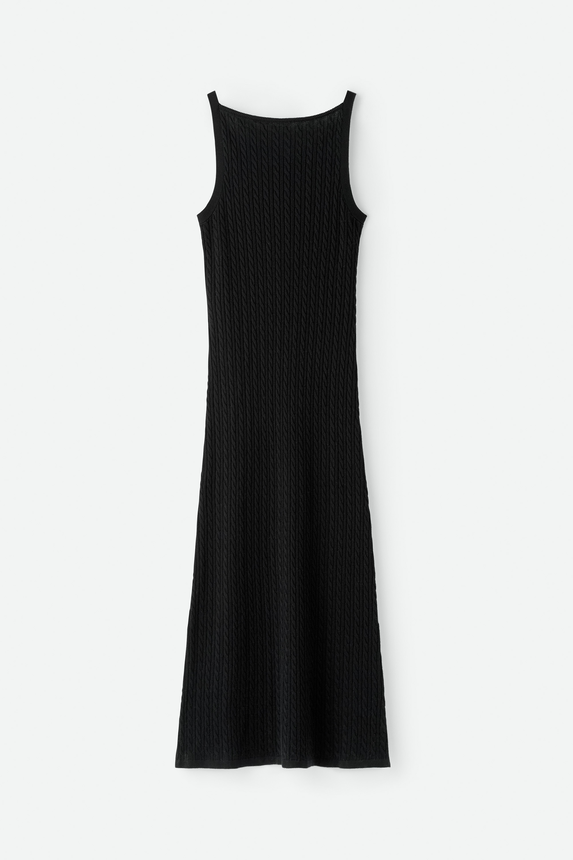 Fine knit cable knit dress 1