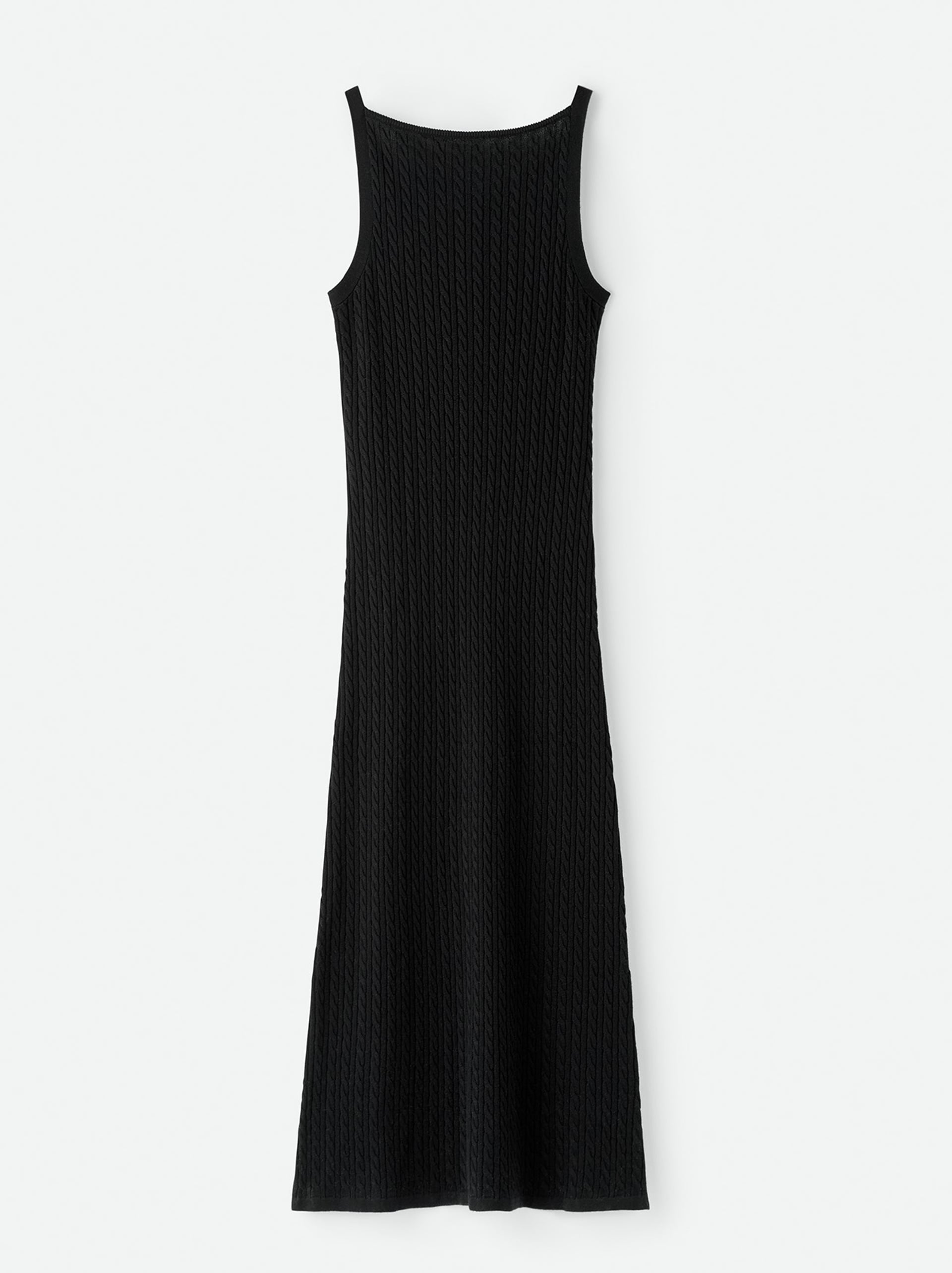 Fine knit cable knit dress 1