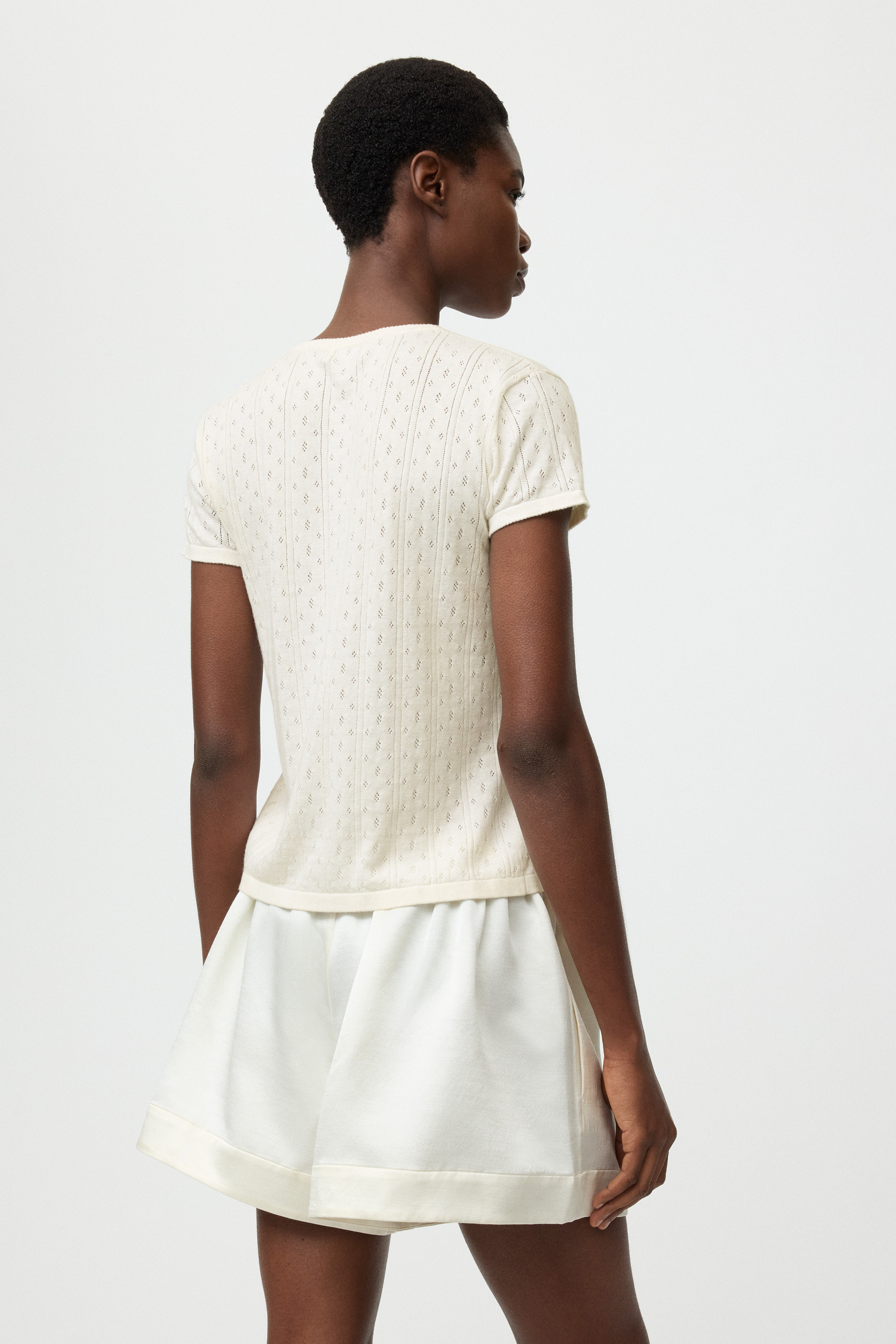 Pointelle tee 3