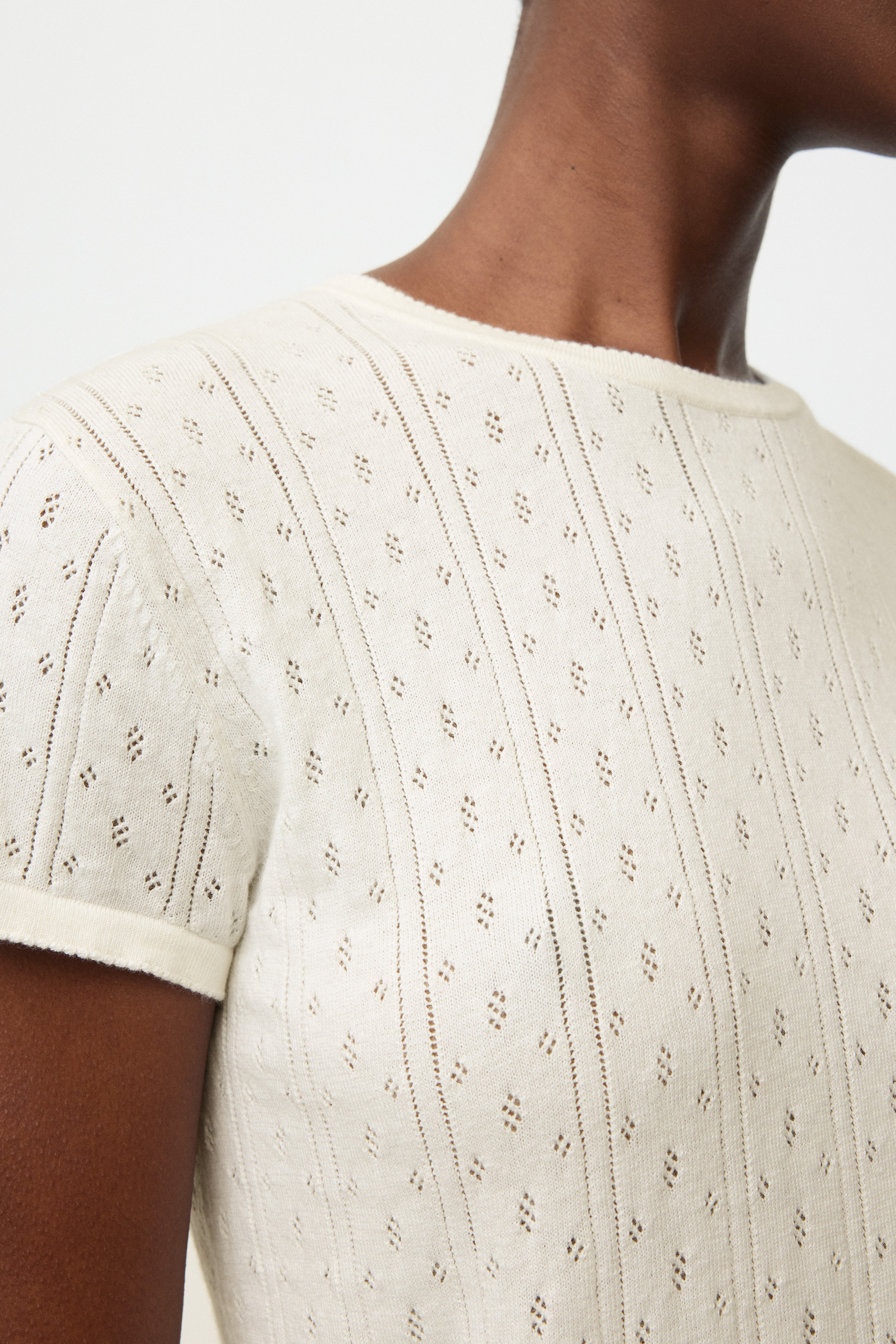 Pointelle tee 4
