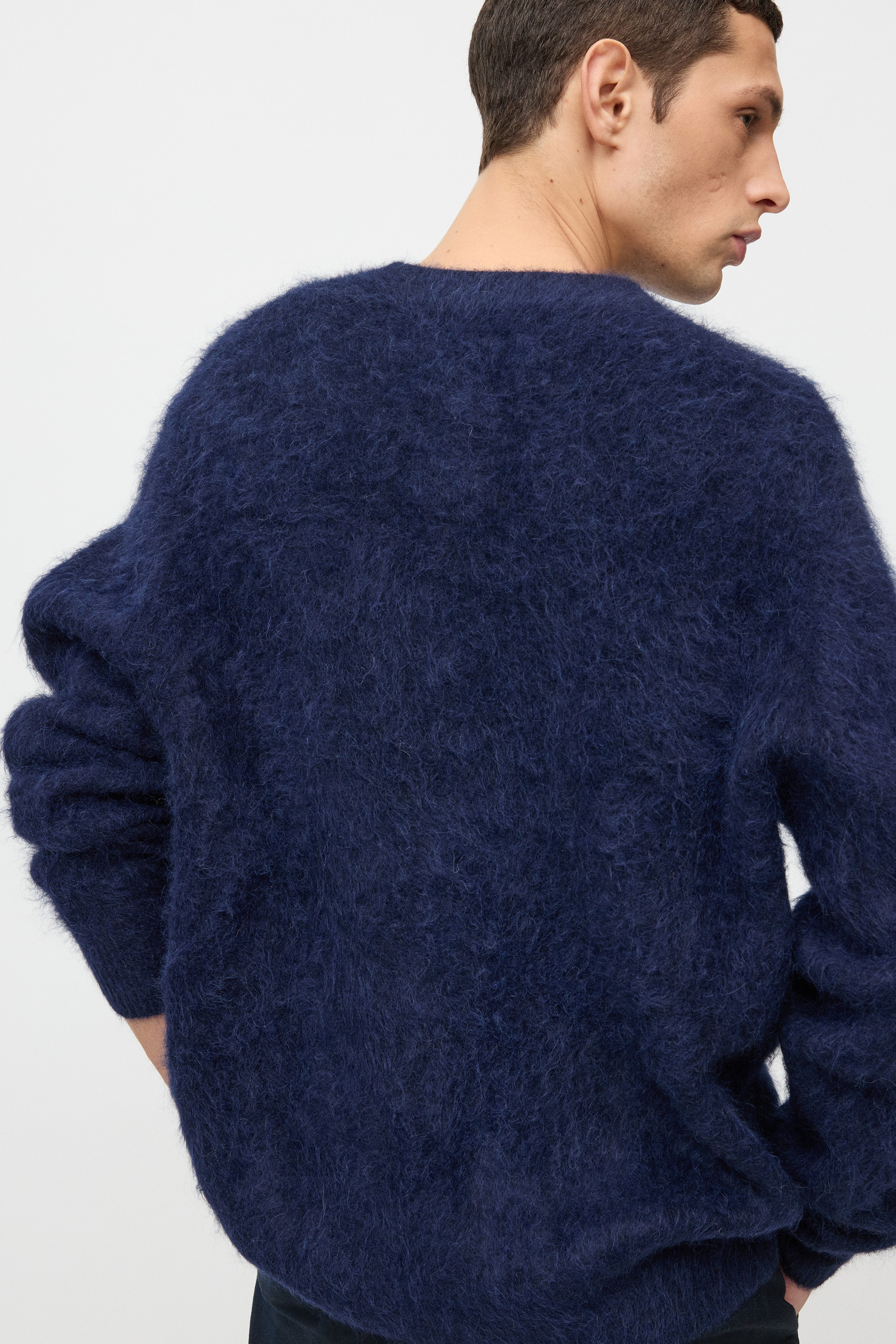 Men's relaxed fit alpaca crewneck 4