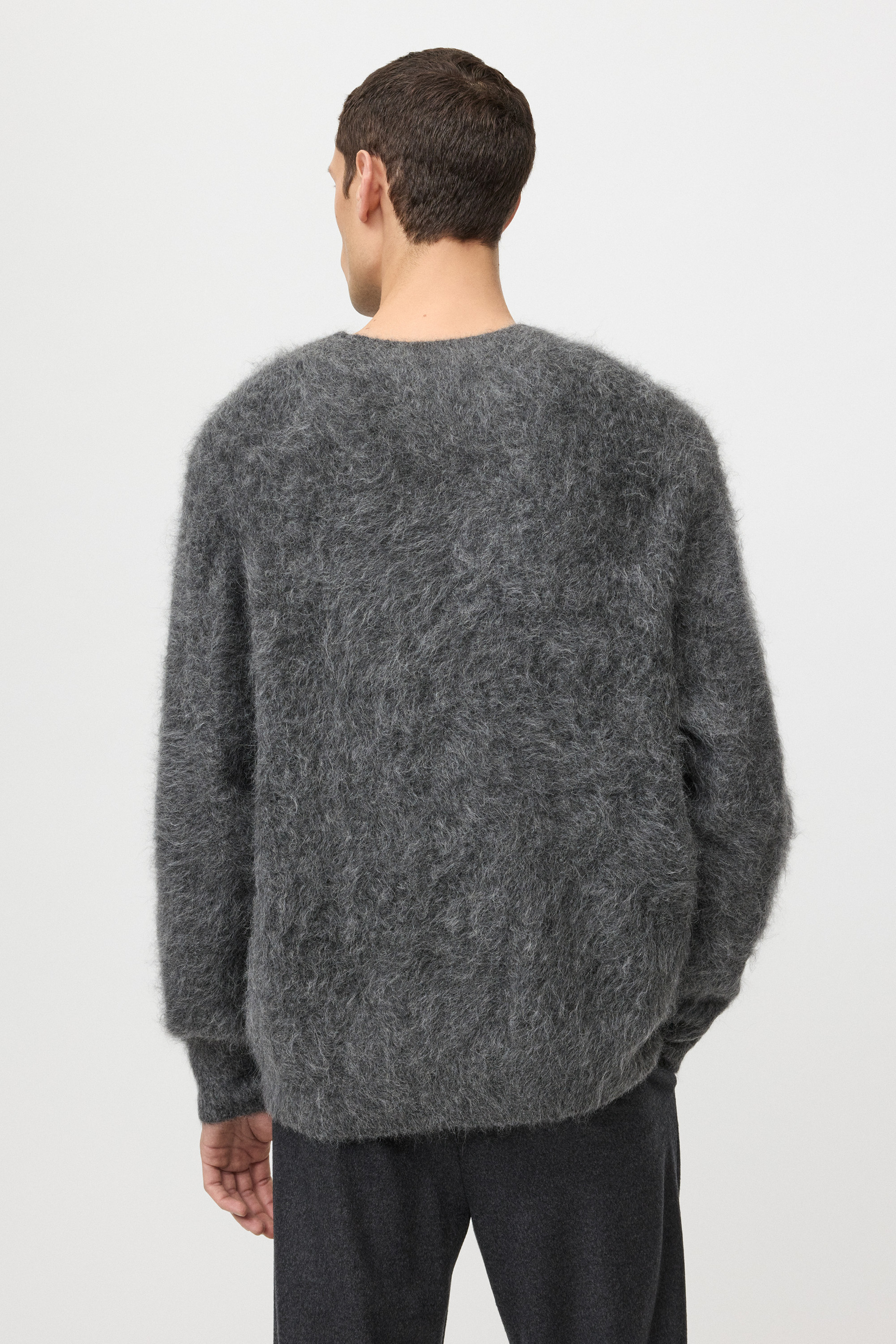 Men's relaxed fit alpaca crewneck 3