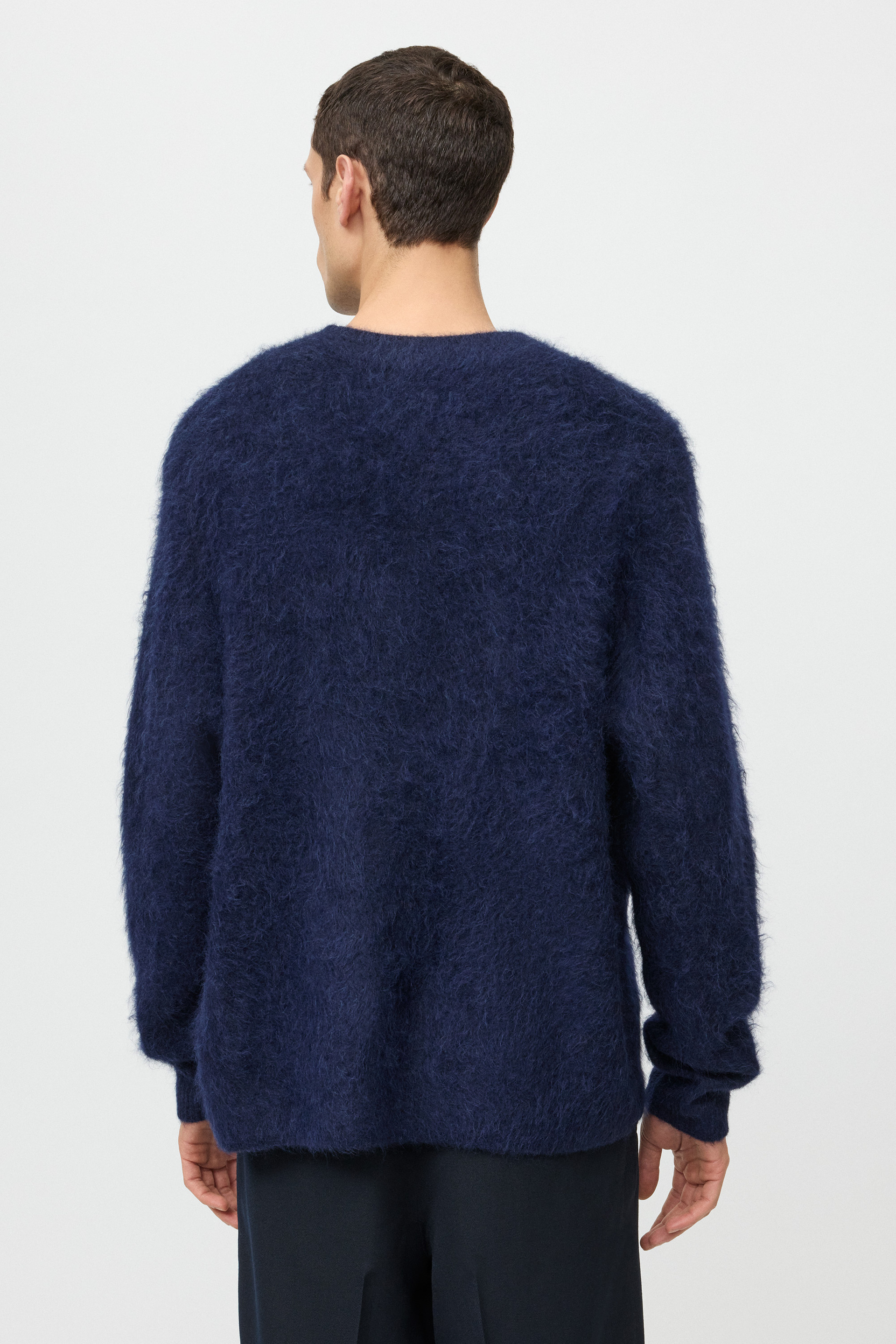 Men's relaxed fit alpaca crewneck 3