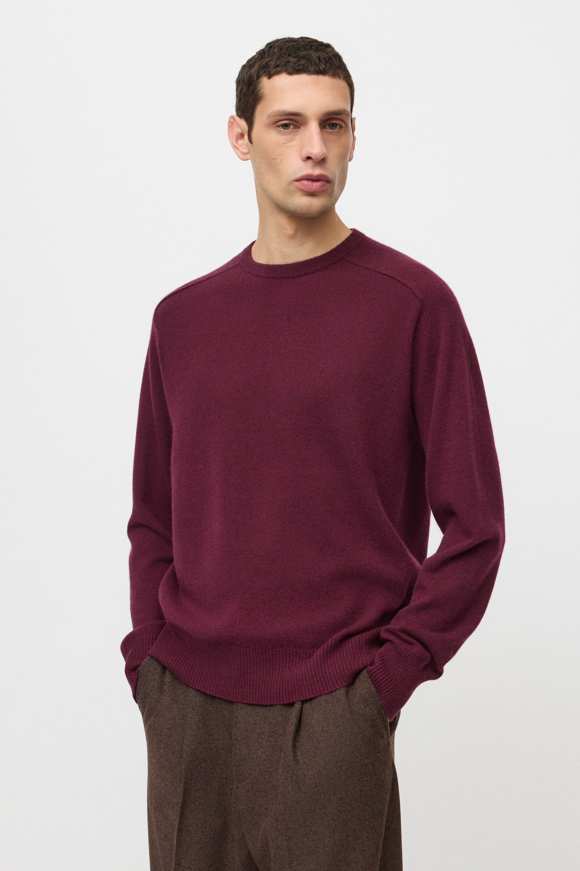 Men's relaxed fit raglan crewneck 2