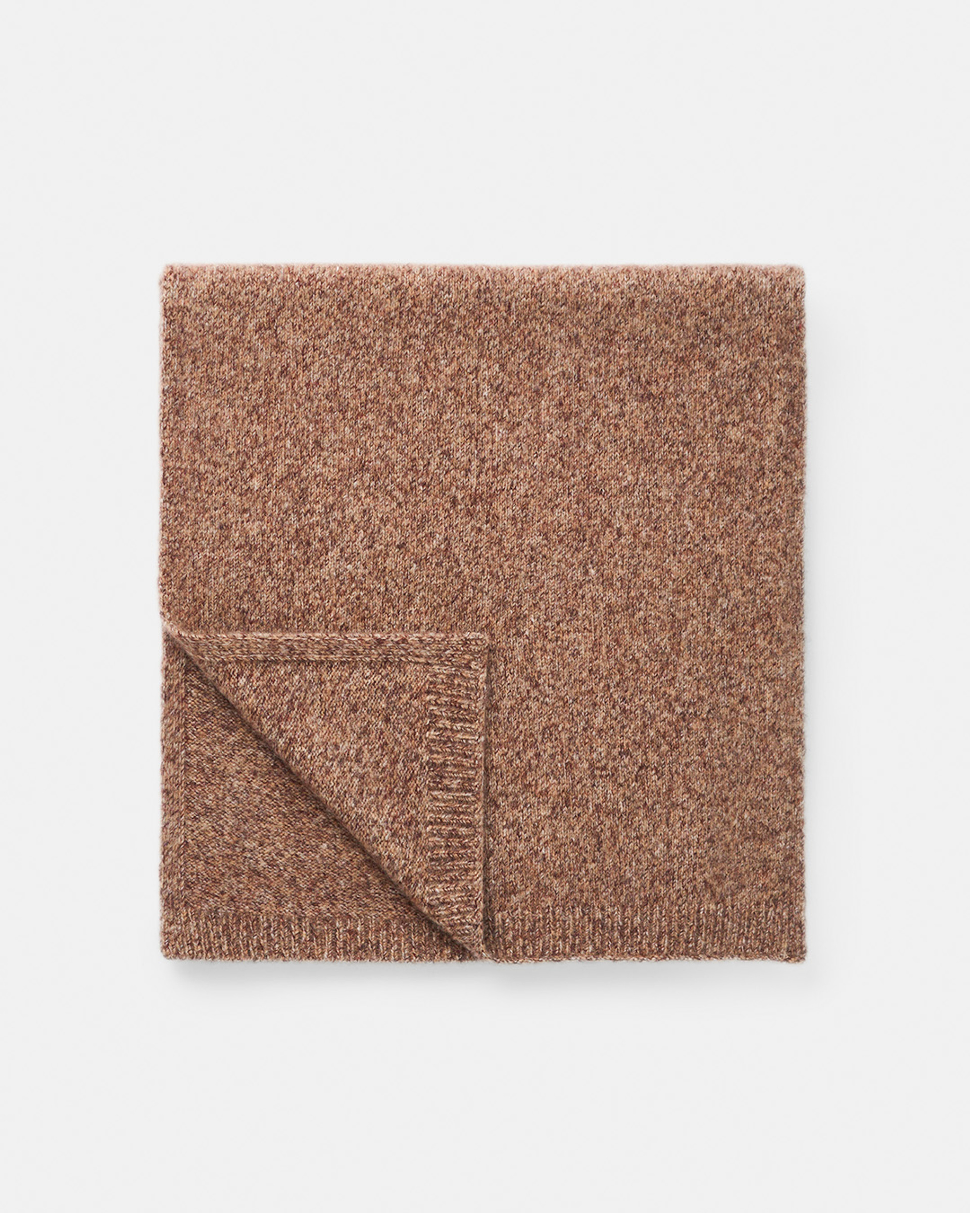 Marled scarf Brown Melange 1