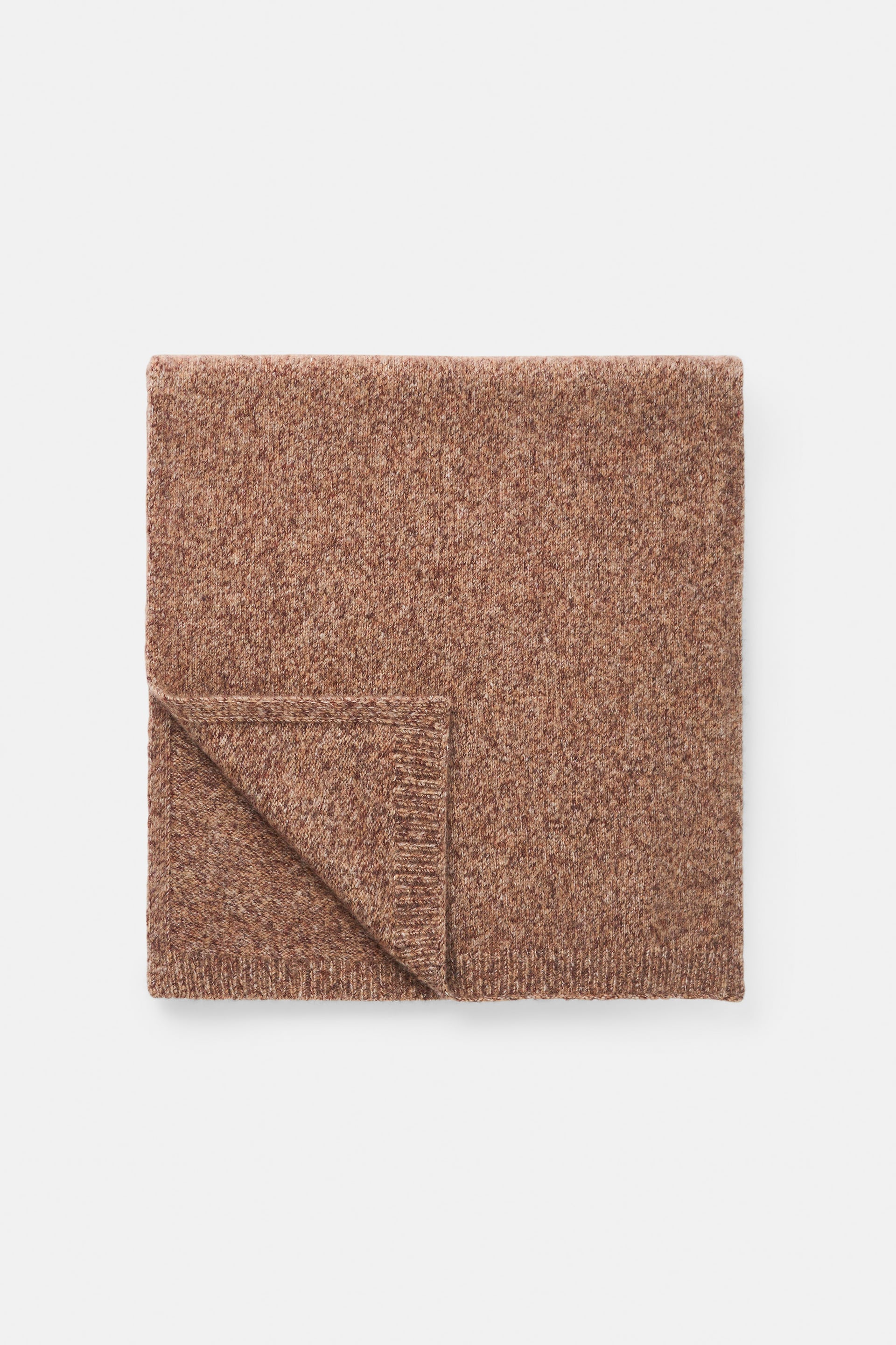 Marled scarf Brown Melange 2