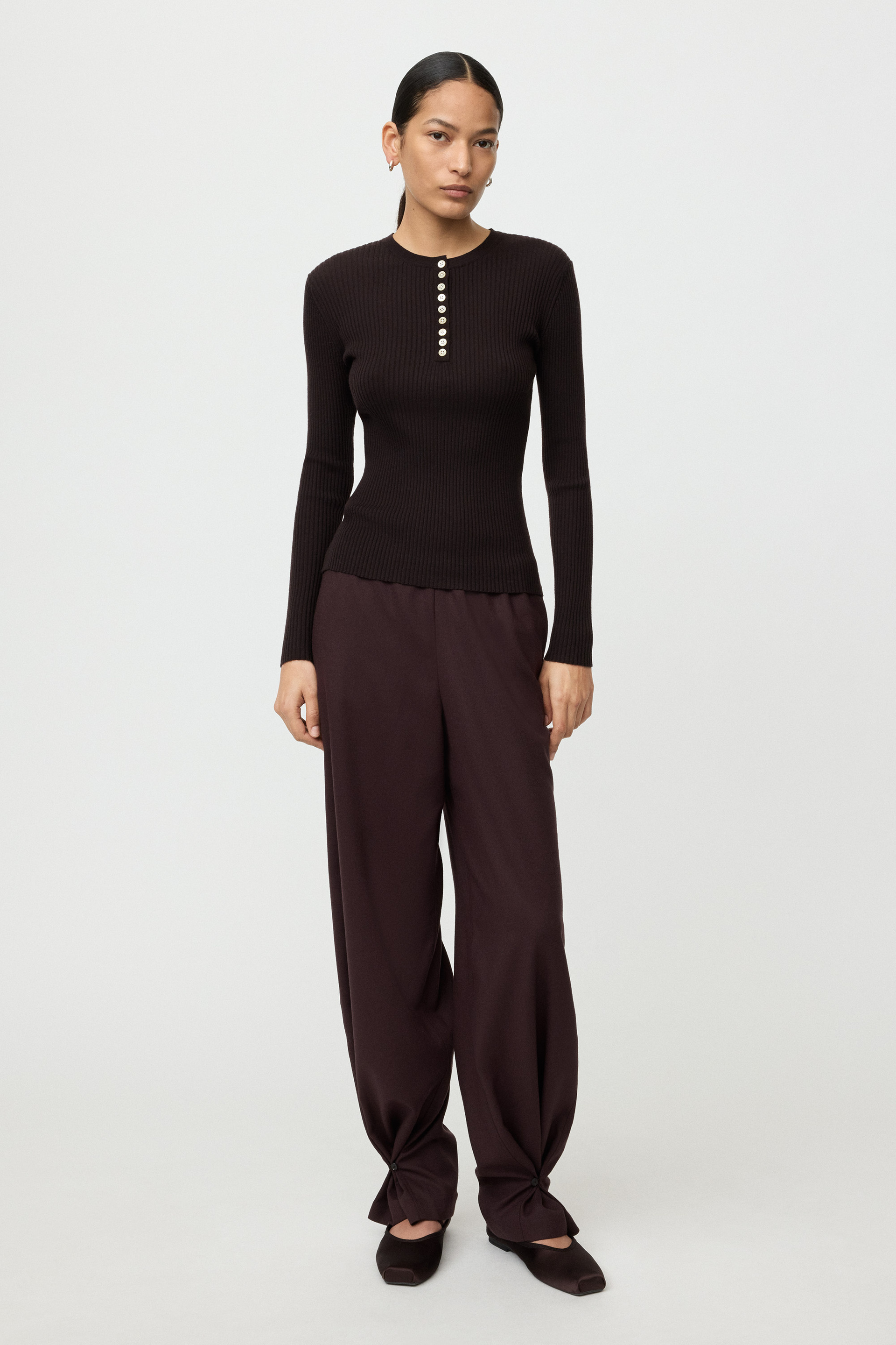 Featherlight henley top 0