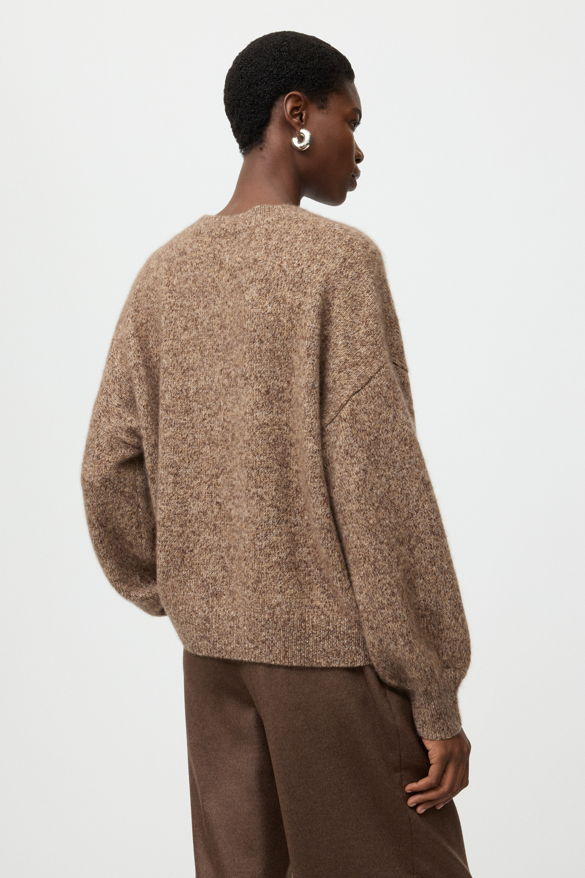 Marled relaxed fit crewneck 3