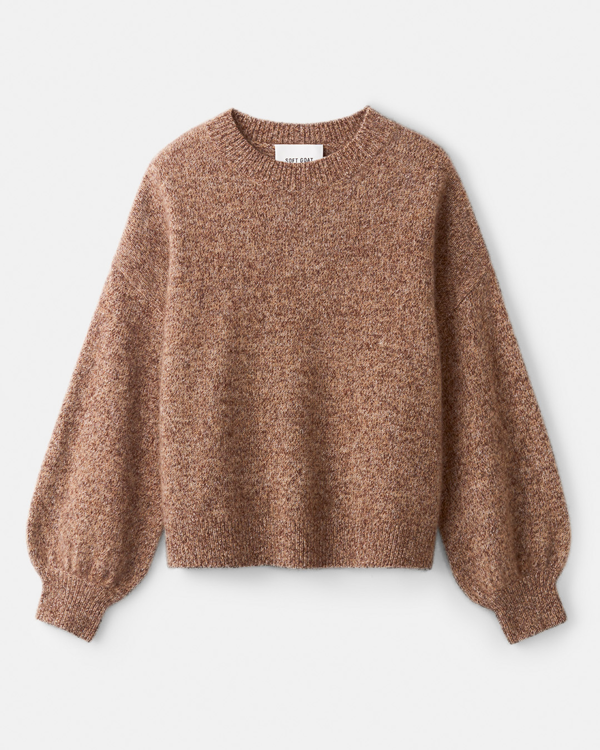 Marled relaxed fit crewneck 1