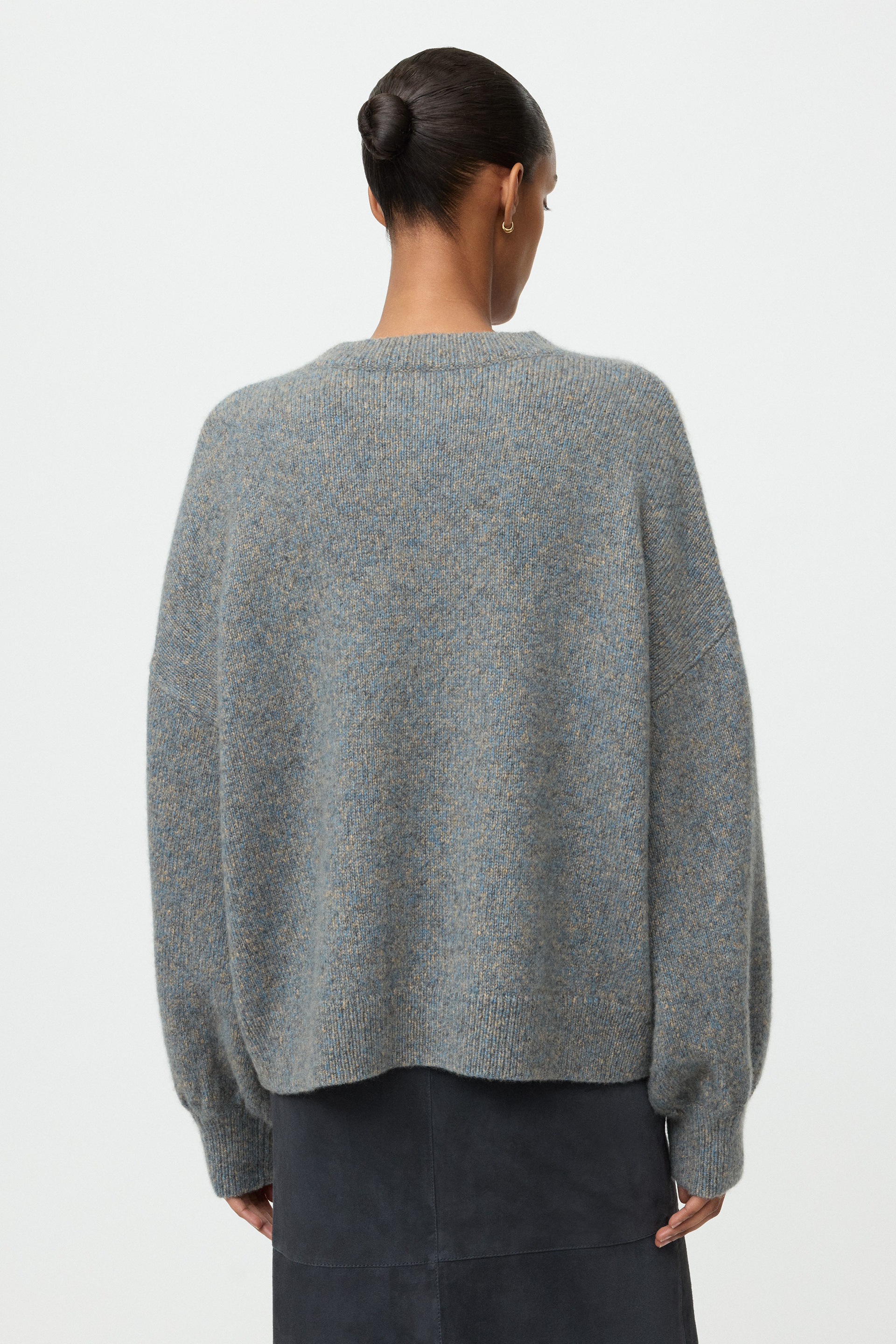 Marled relaxed fit crewneck 3