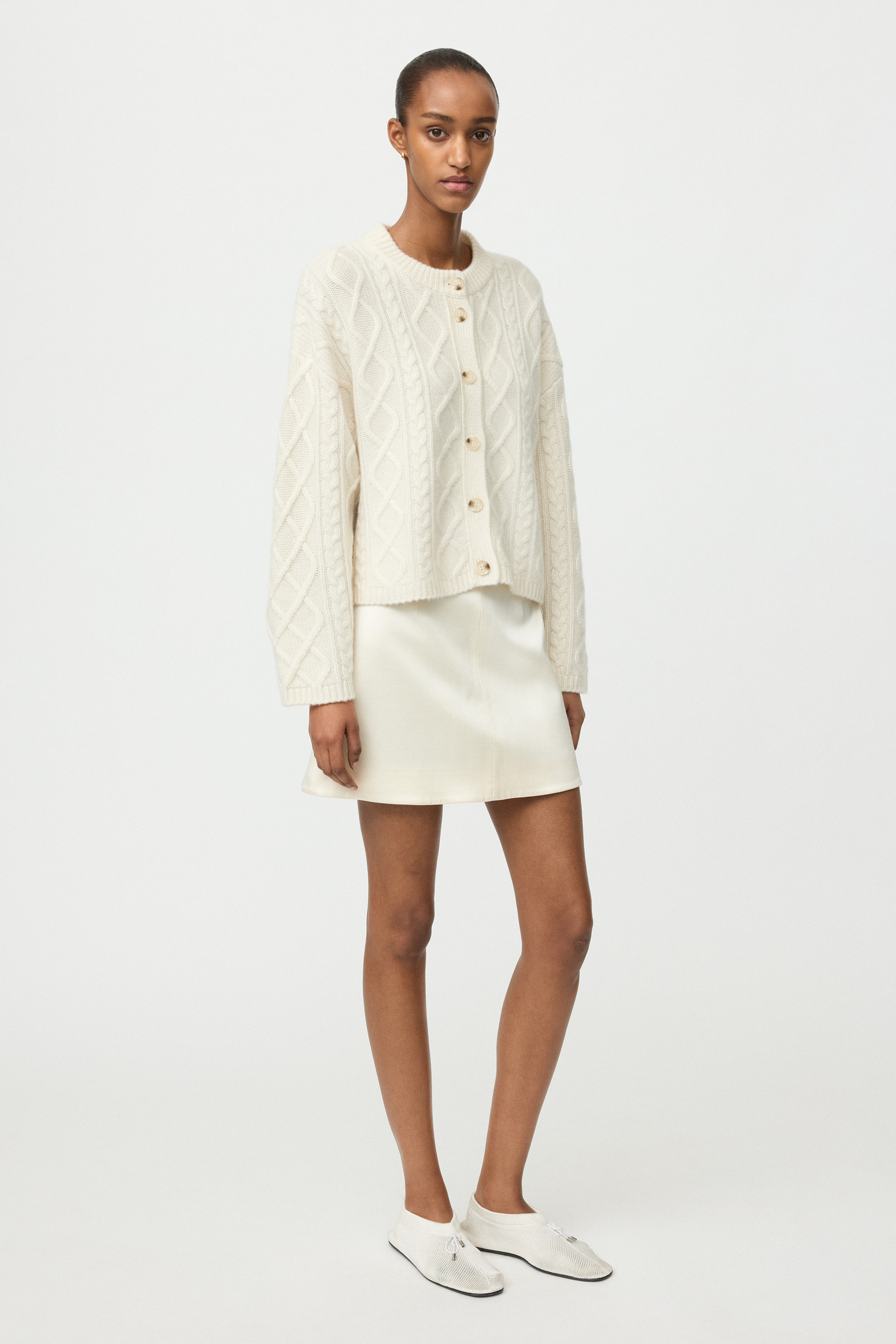 Cable knit cardigan 0