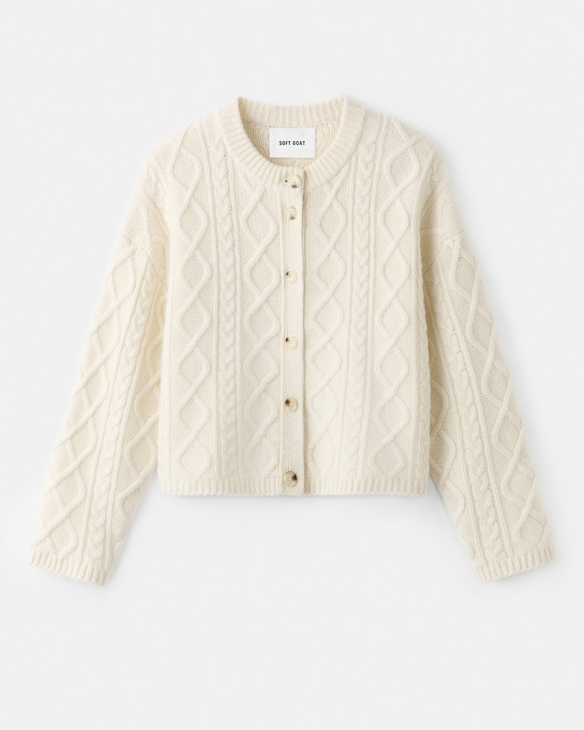 Cable knit cardigan 1