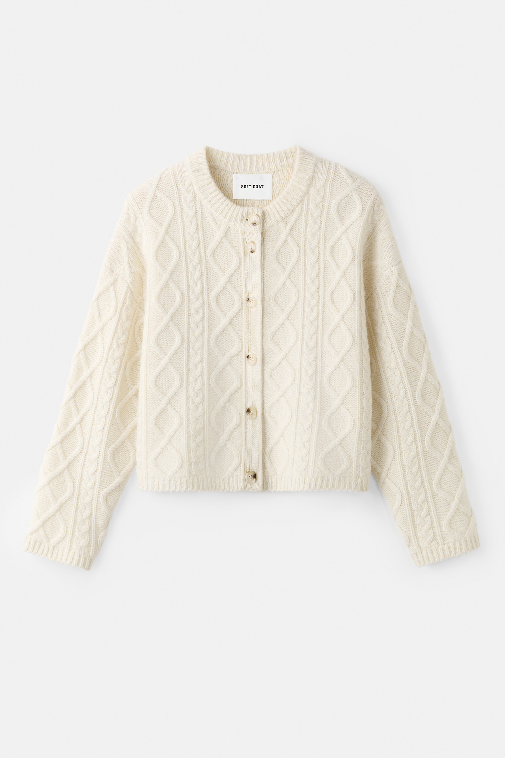 Cable knit cardigan 1